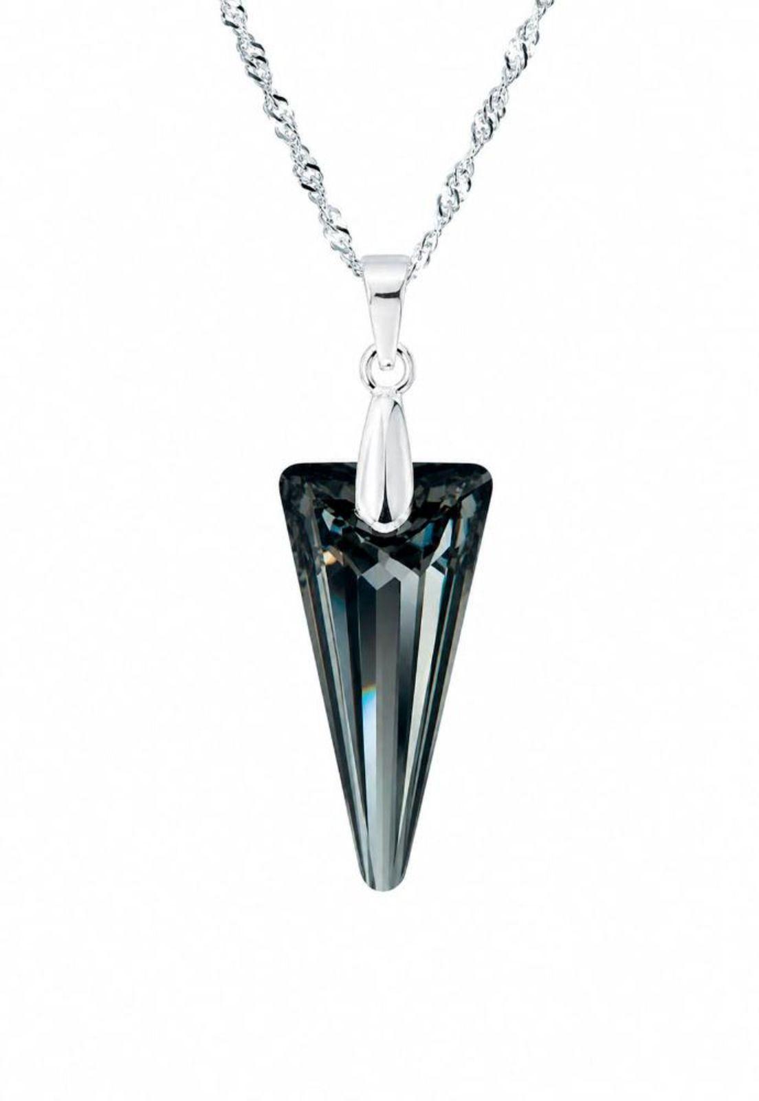 Collar Sevilla Plata 925 Cristal Swarovski® Silver Night-0