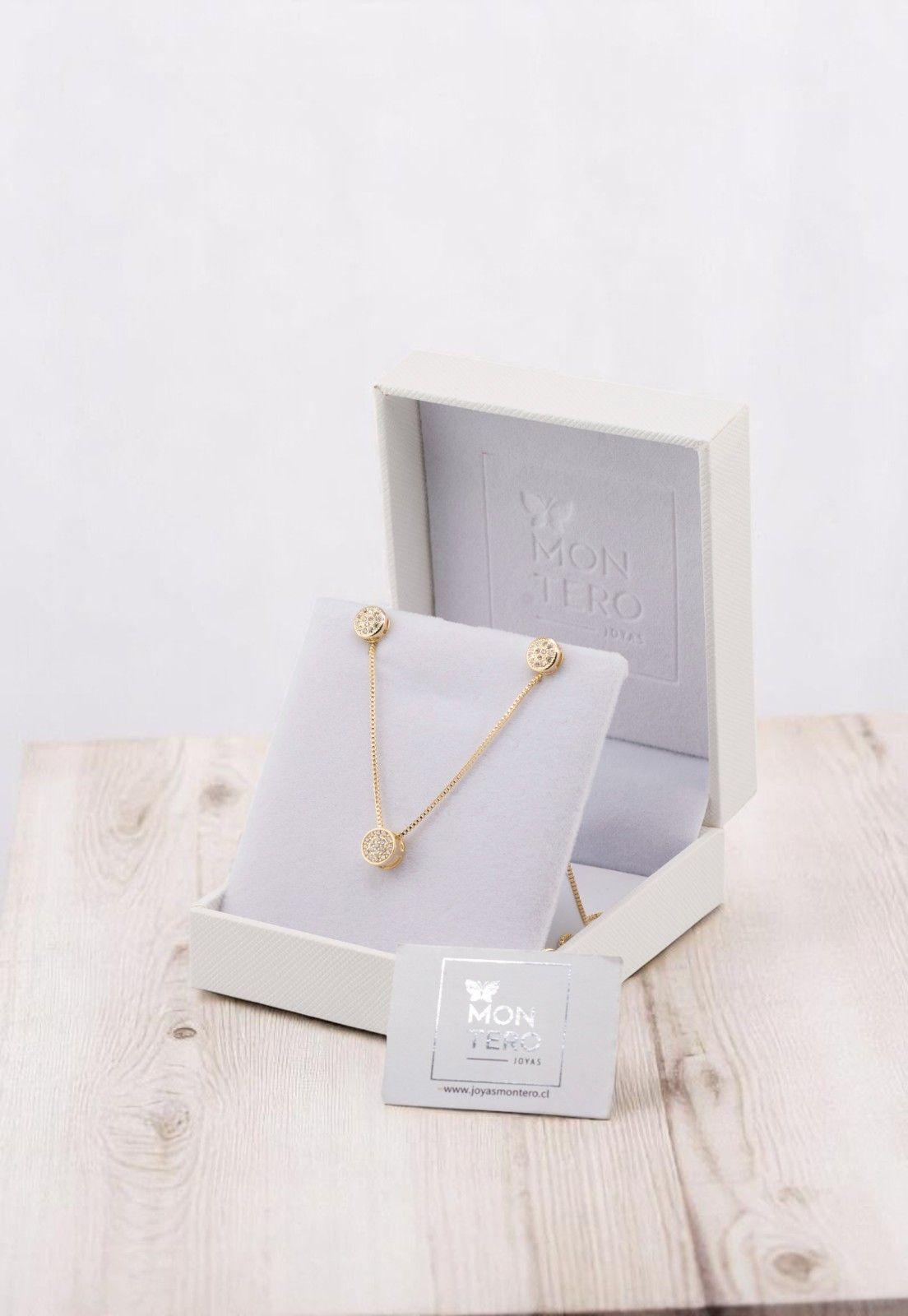Conjunto Catarina Gold Baño de Oro 24k Microcircones.-3