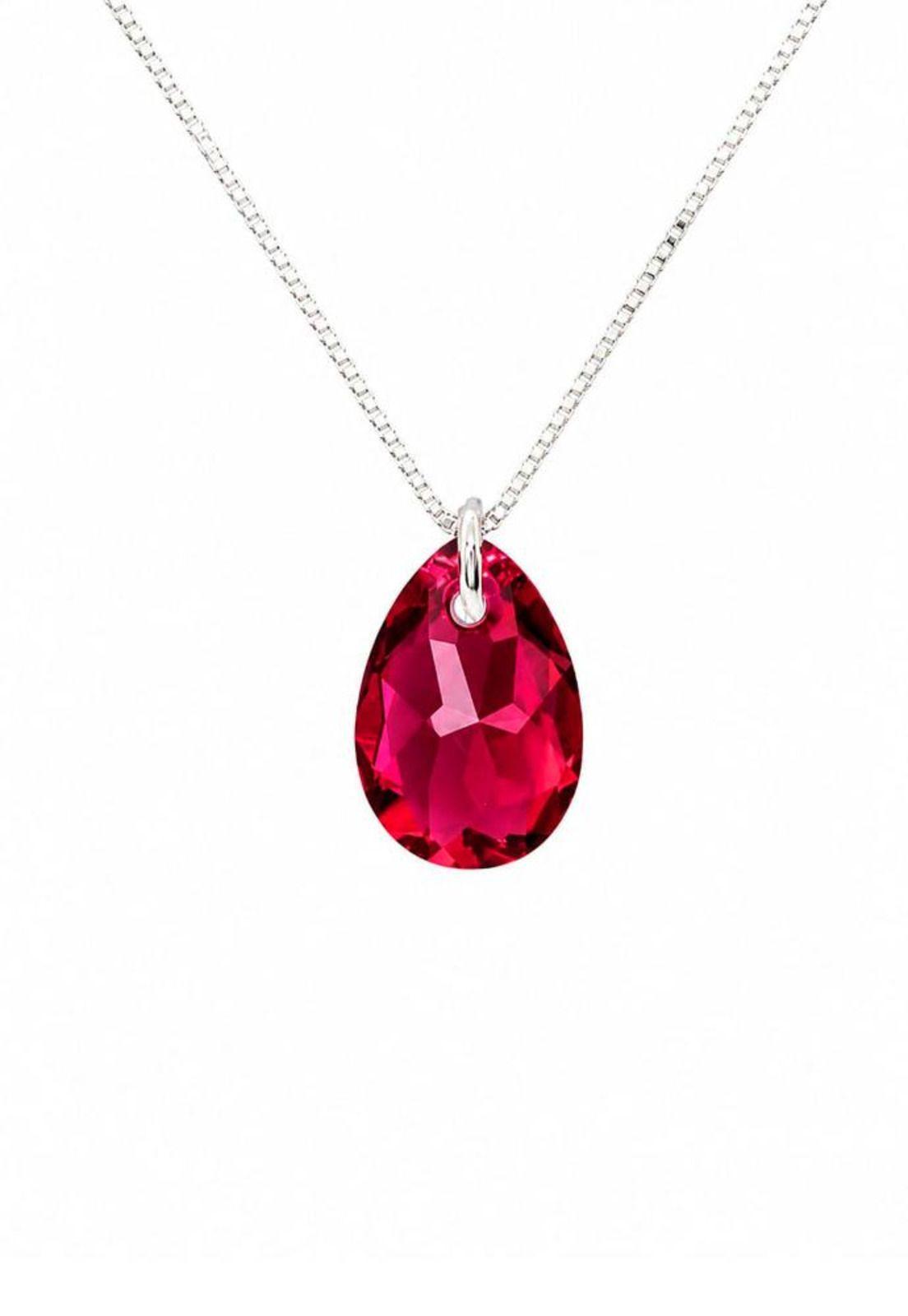 Collar Gota de Luz Plata 925 Cristal Swarovski® Scarleth-0