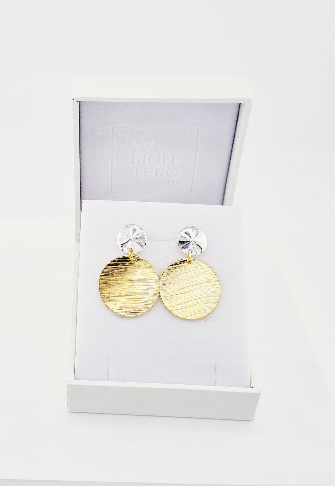 Aros Diana Baño de Oro 24k-2