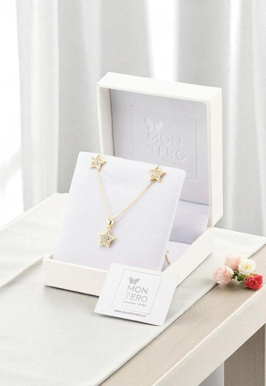 Conjunto Estelar Gold 24K Microcircon-6