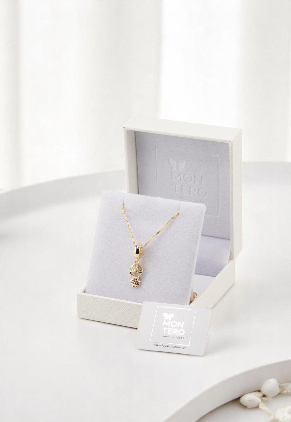 Collar Ignacia Gold Baño de Oro 24k y Microcircones-1