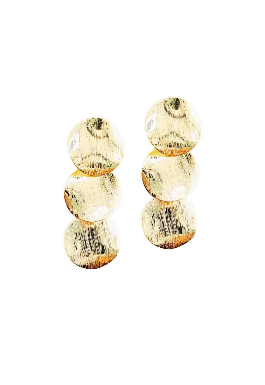 Aros Salome Gold Baño de Oro 24k-0