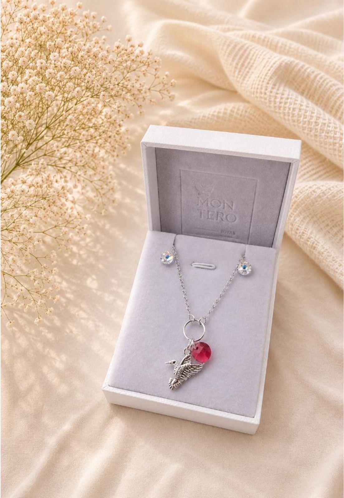 Pulsera Colibri Plata 925 Cristal Swarovski® Siam-2
