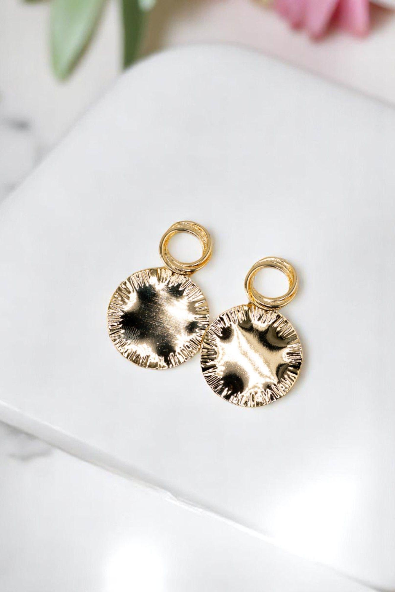 Aros Aria Gold Baño de Oro 24k-1