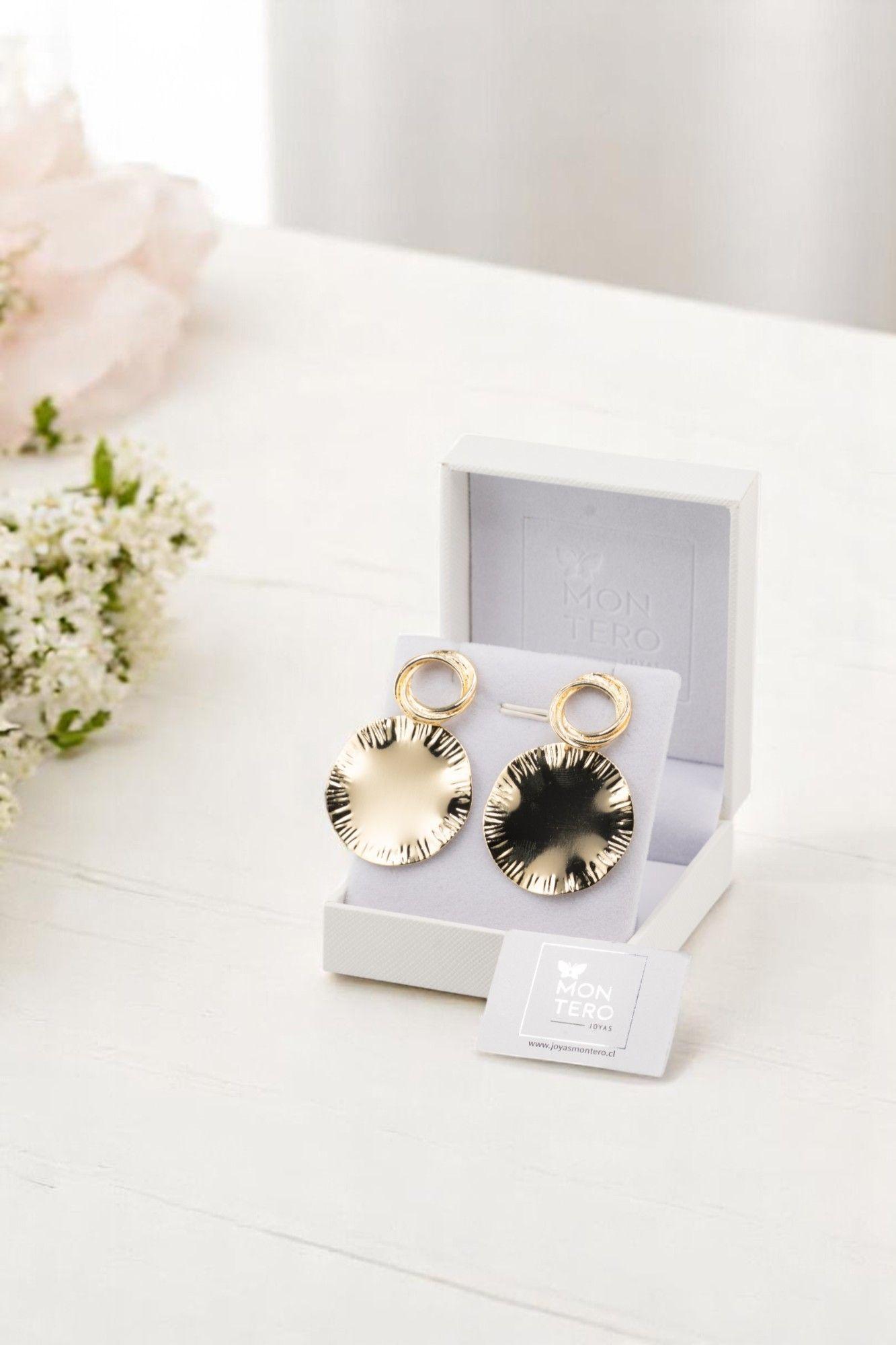 Aros Aria Gold Baño de Oro 24k-2