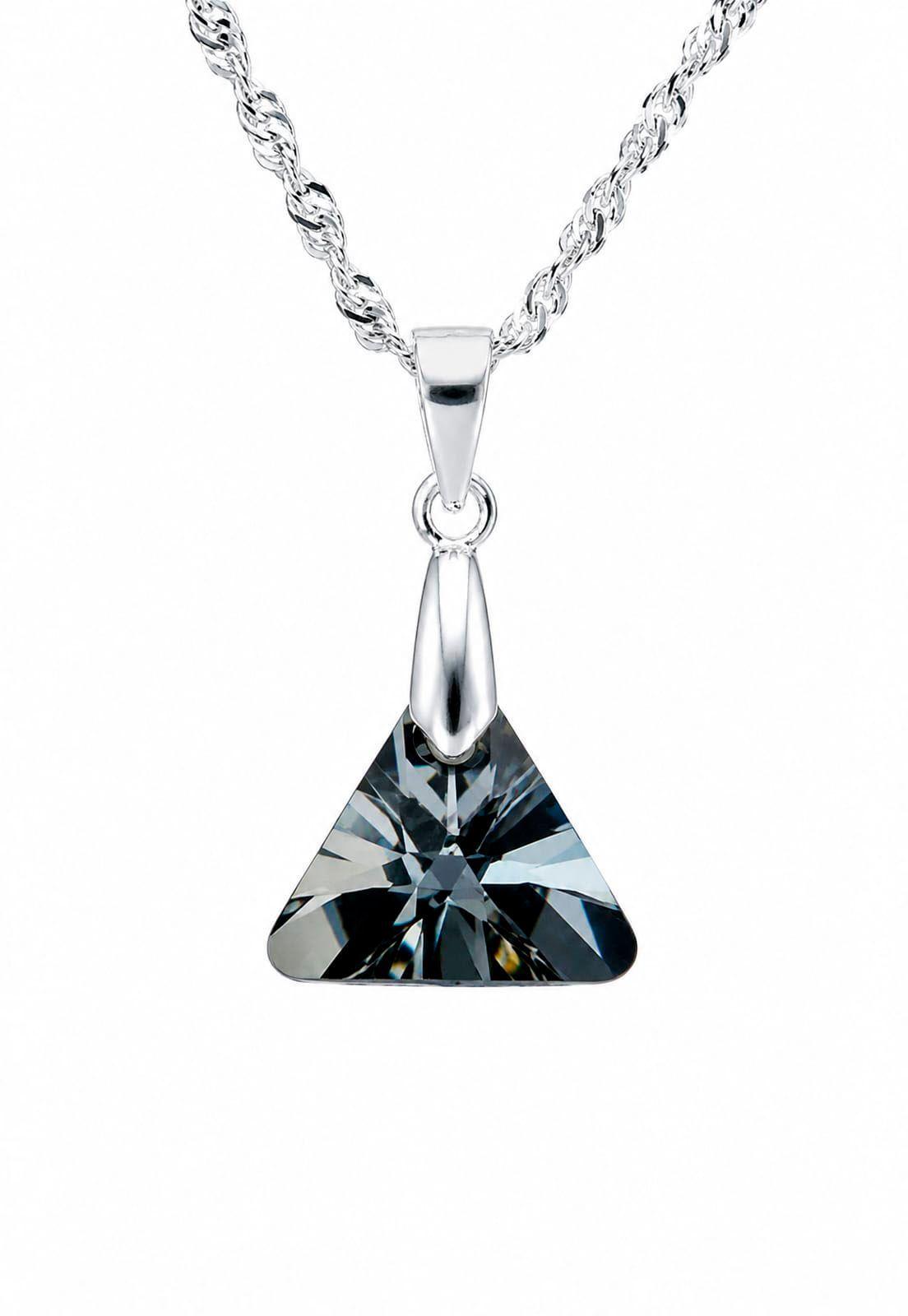 Collar Trinidad Plata 925 Cristal Swarovski® Silver Night-0
