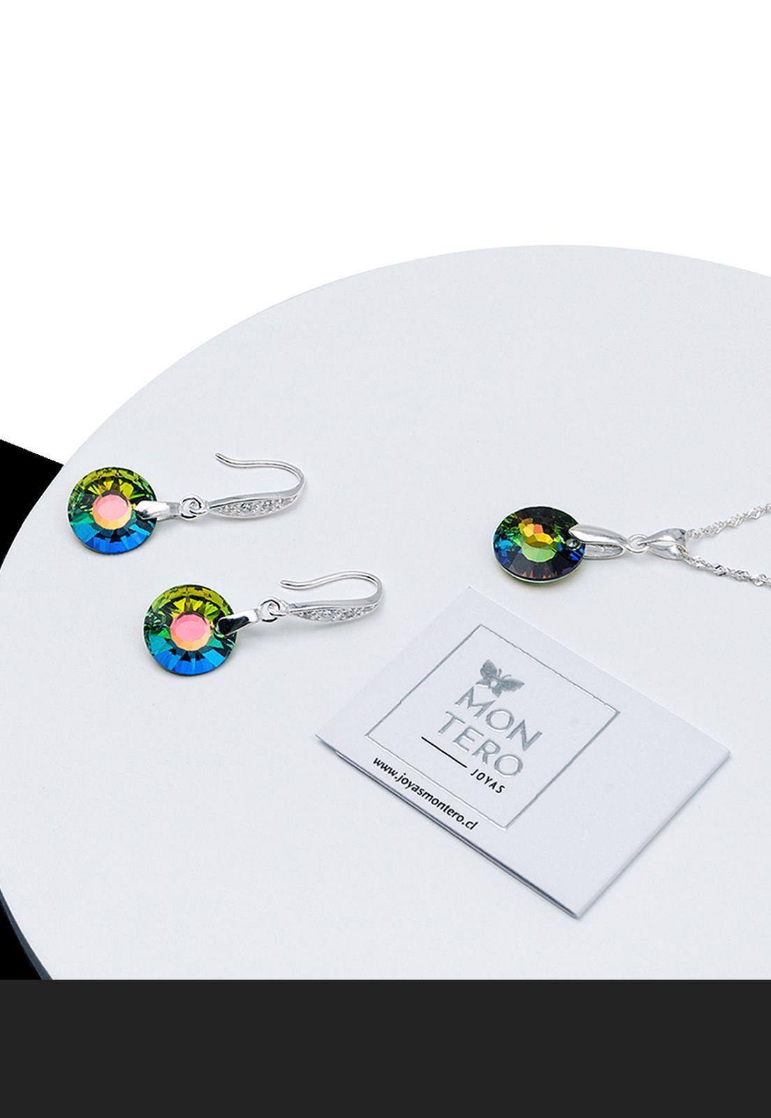 Conjunto Enigma Cristales Genuinos Vitral Medium -1