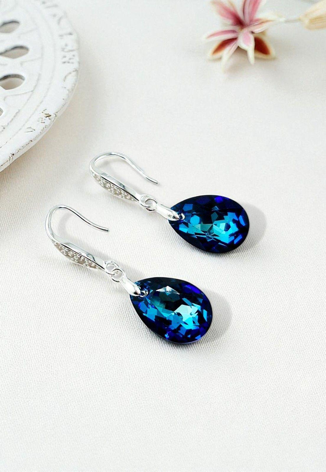 Aros Capricho Plata Italiana 925 creado con cristales Swarovski®-2