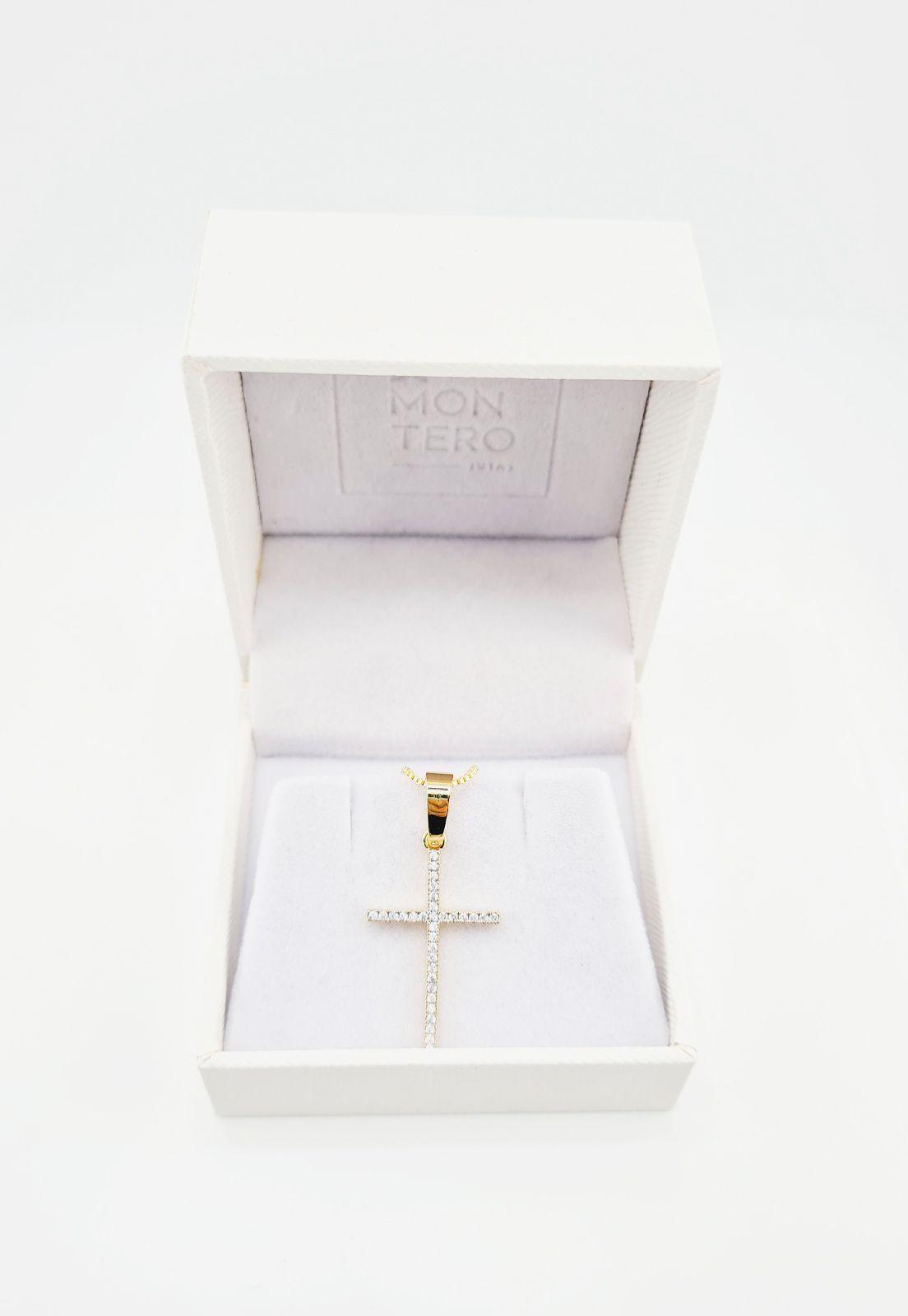 Collar Fe Microcircones Baño de Oro 24k.-4