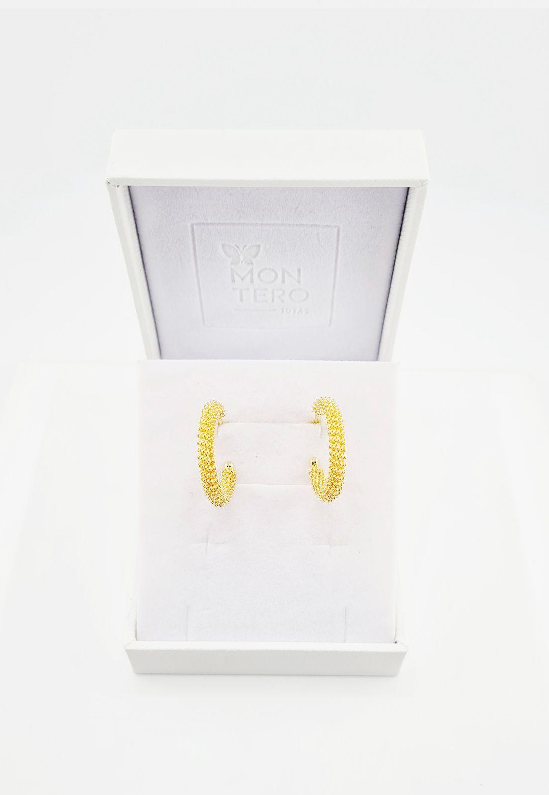 Aros Anny Gold Baño de Oro 24k-2
