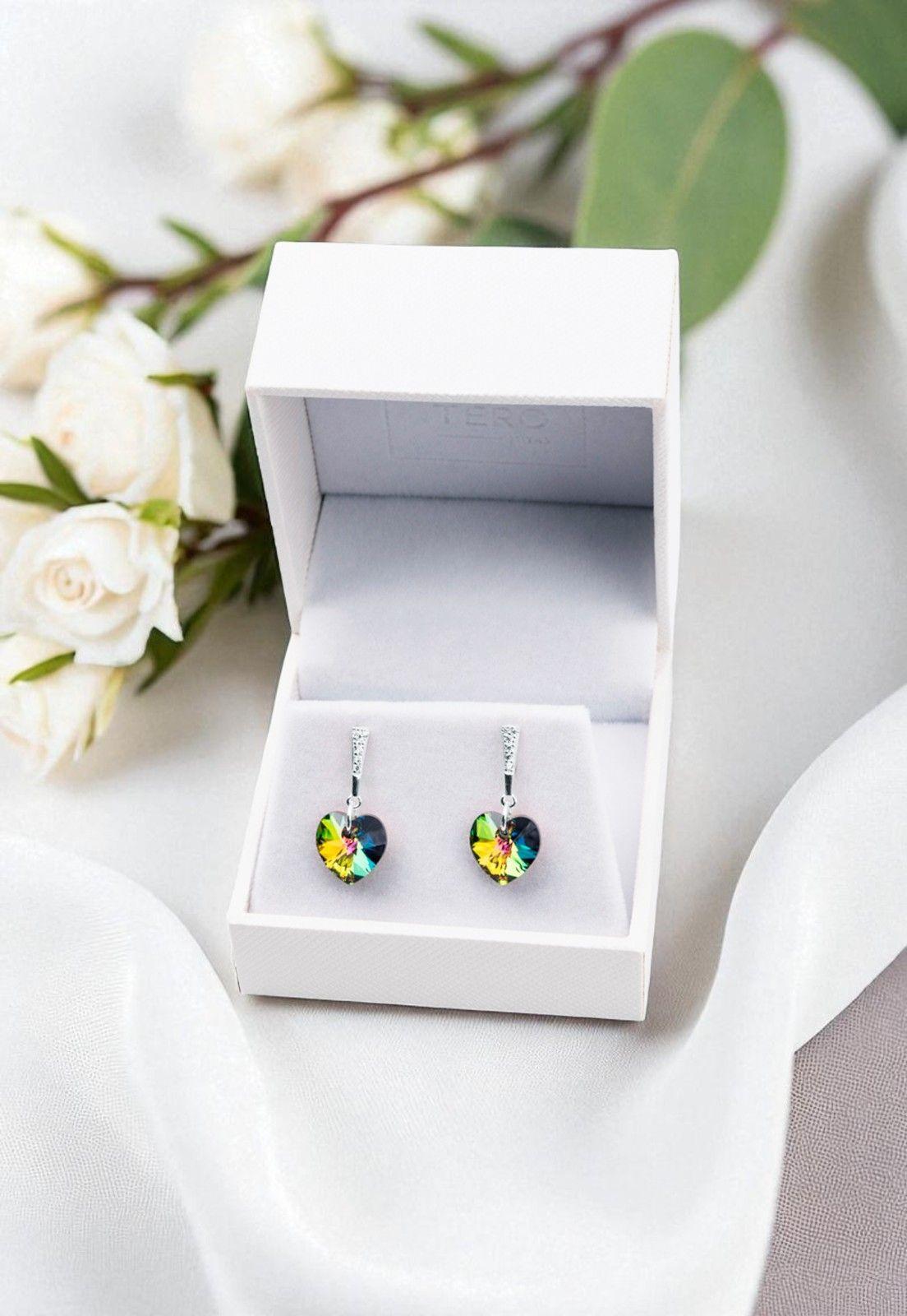 Aros Romance Cristales Genuinos Vitral Medium-3