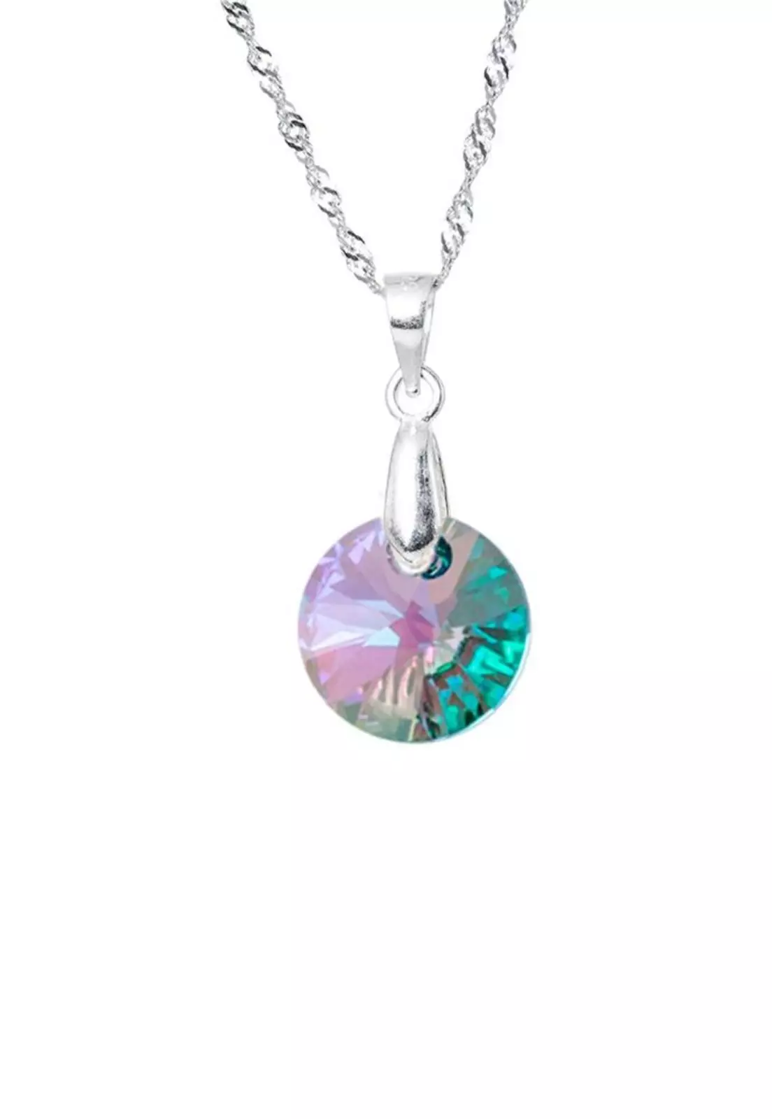 Collar Paris Plata 925 Cristal Swarovski® Paradise Shine-0