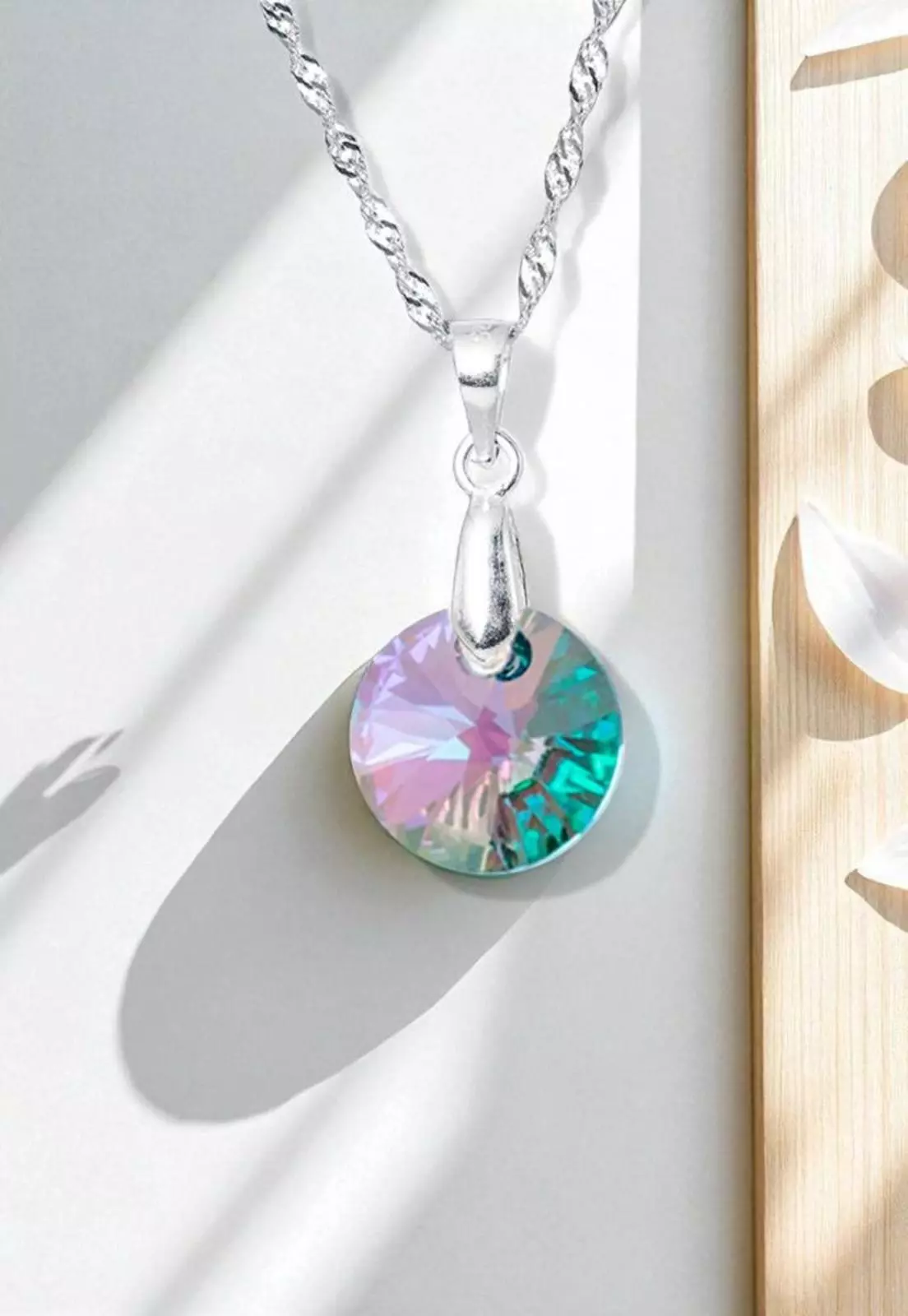 Collar Paris Plata 925 Cristal Swarovski® Paradise Shine-1