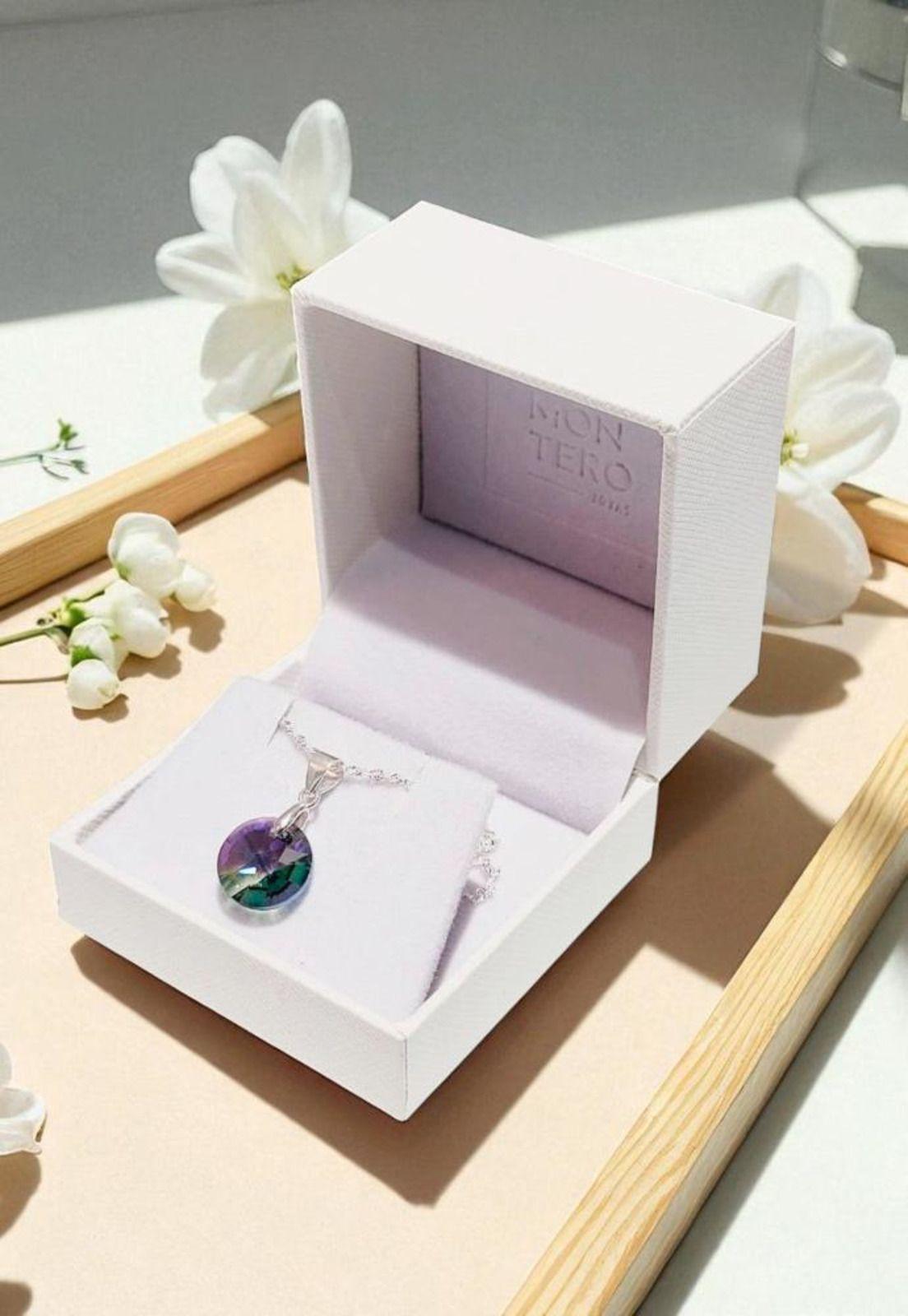 Collar Paris Plata 925 Cristal Swarovski® Paradise Shine-4