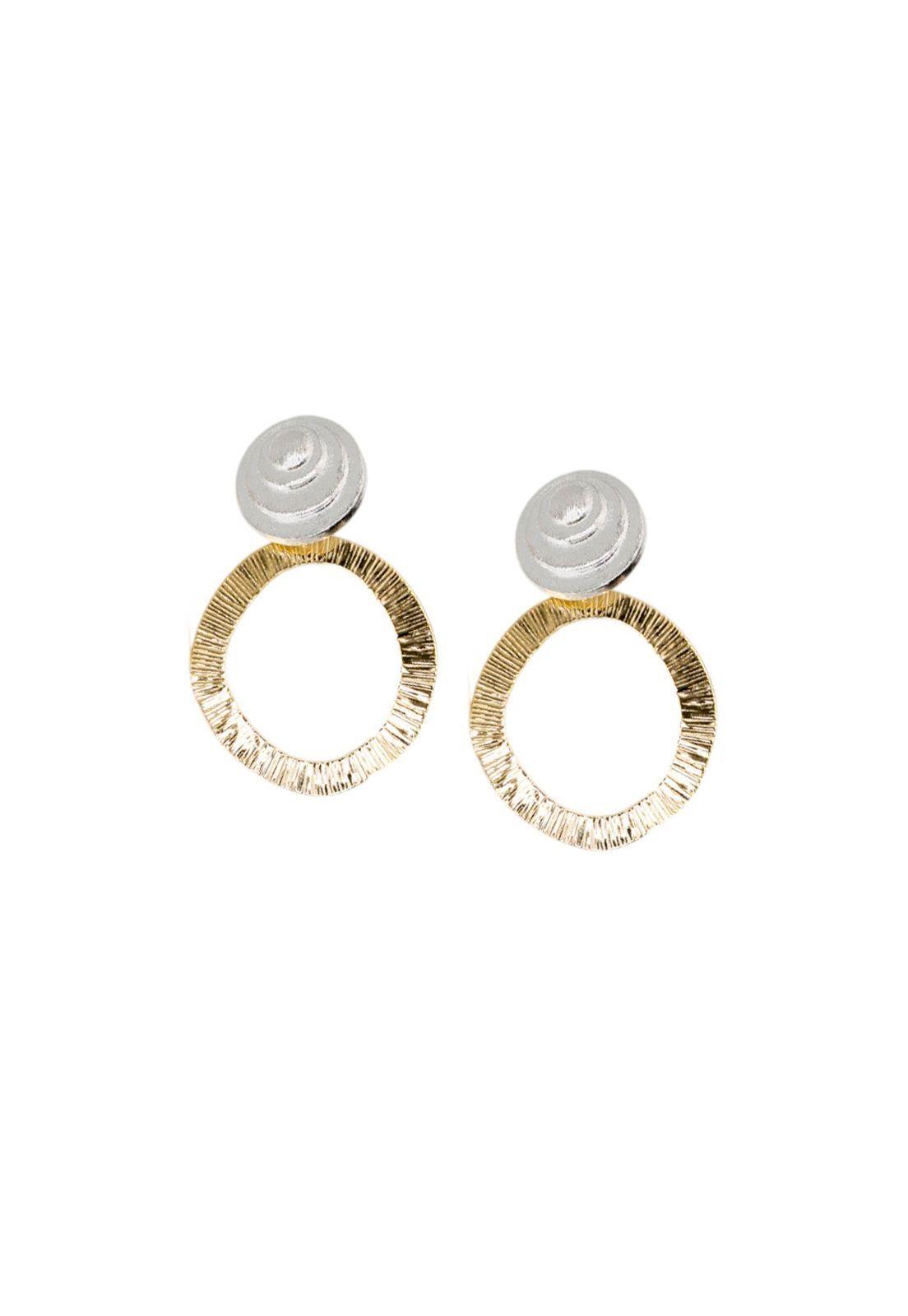 Aros Monaco Gold Baño de Oro 24k-0