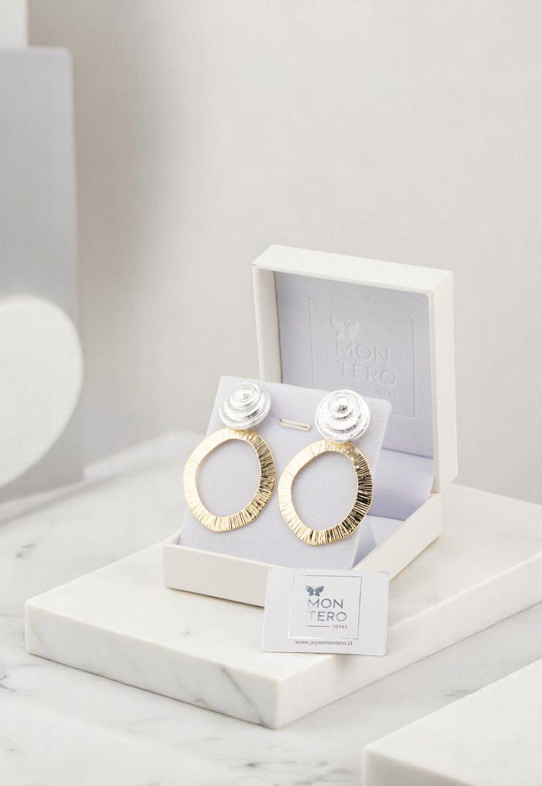 Aros Monaco Gold Baño de Oro 24k-2