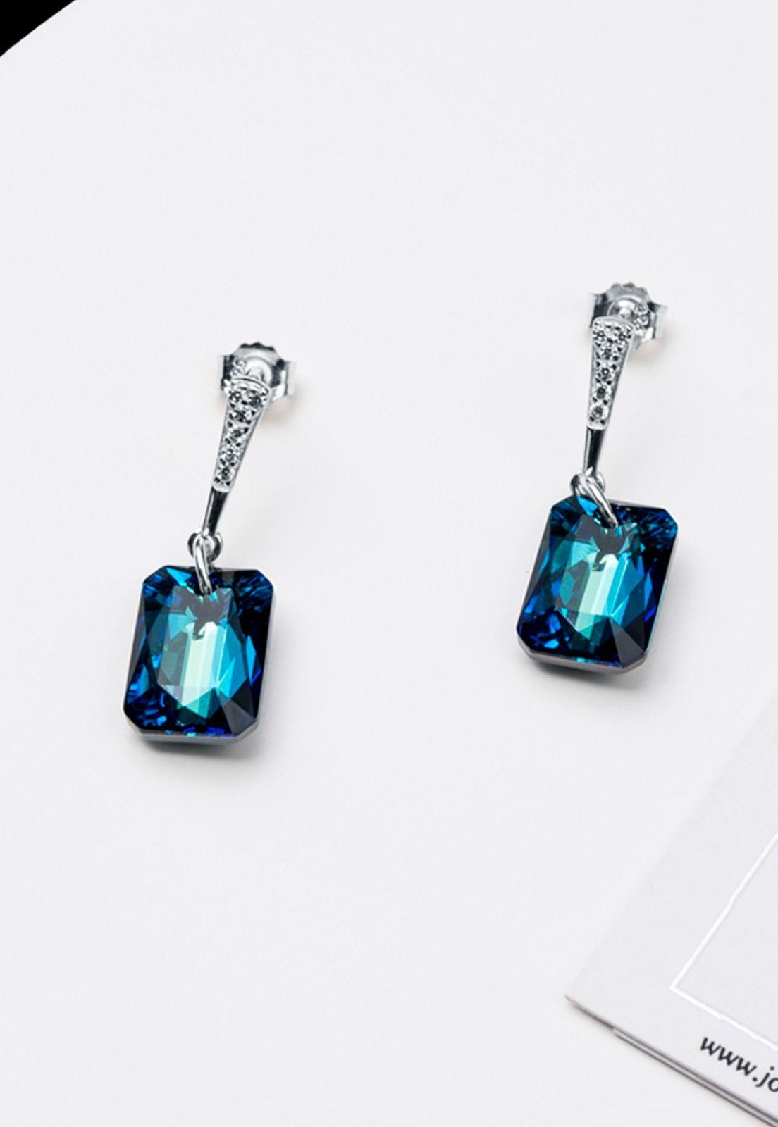 Aros Estefania Cristales Genuinos Bermuda Blue-1