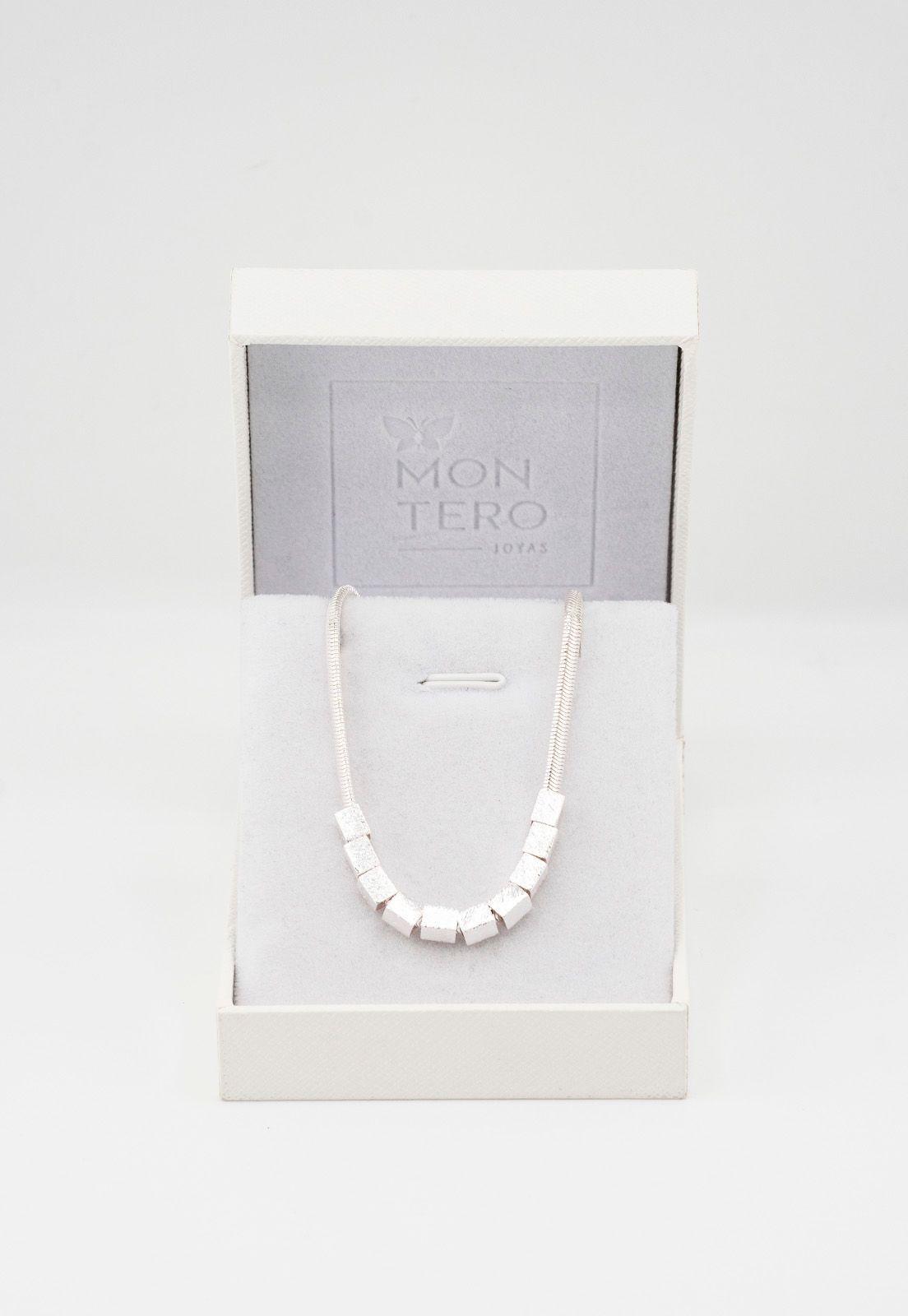 Pulsera Maya Silver Con Baño de Oro Blanco-3
