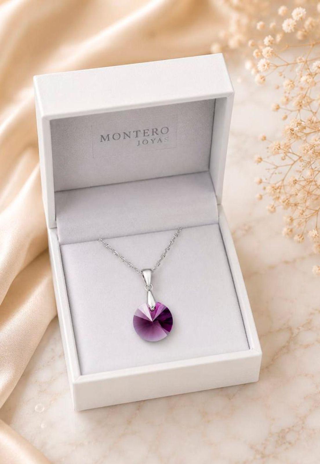 Collar Paris Plata 925 Cristal Swarovski® Amethyst-3