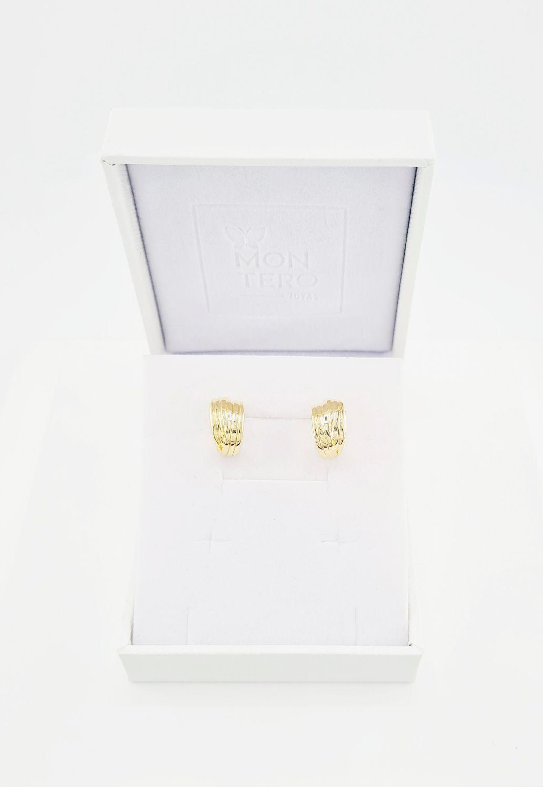 Aros Mariane Gold Baño de Oro 24k-2