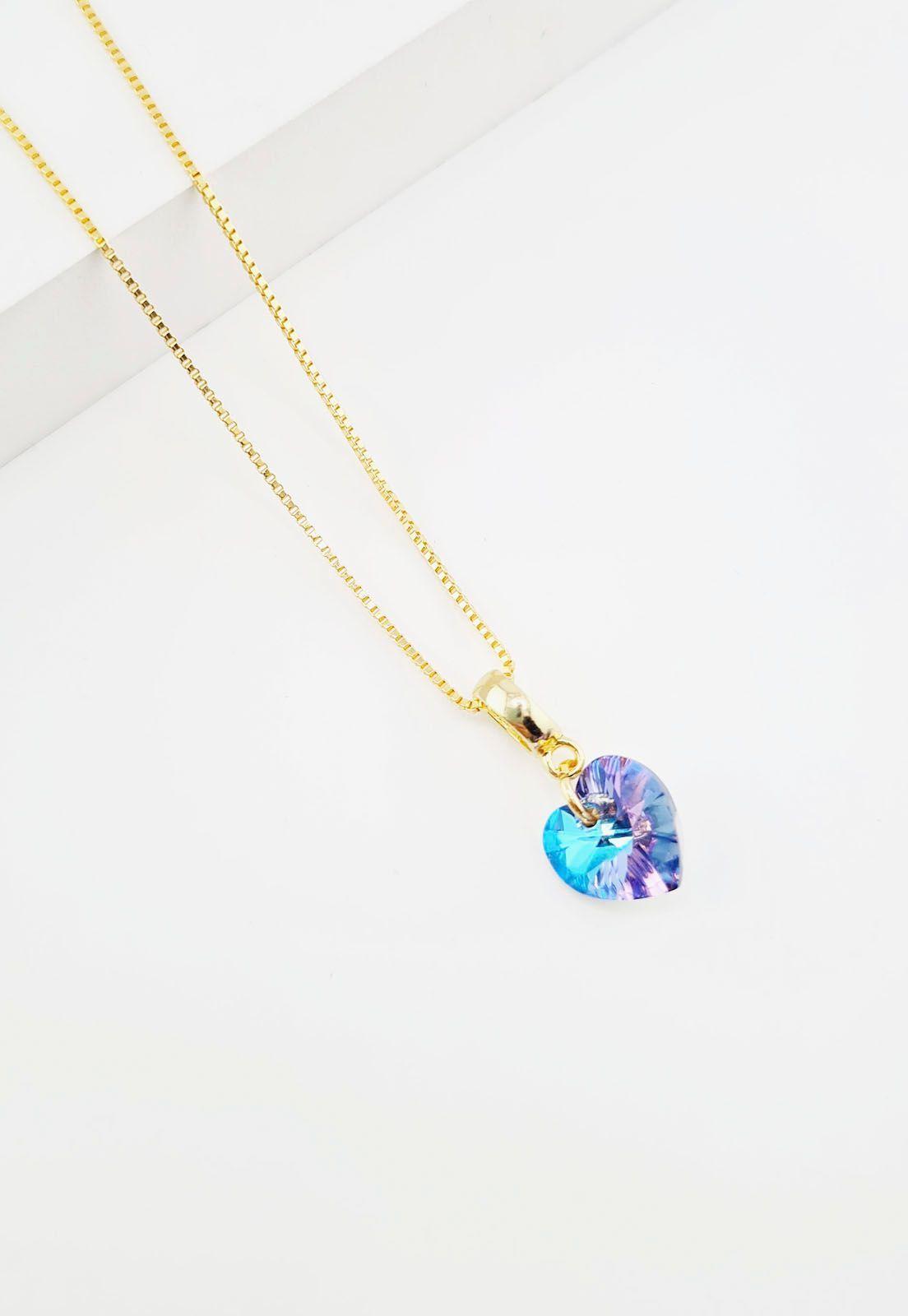 Conjunto Romance Gold Cristales Genuinos Vitral Light-2