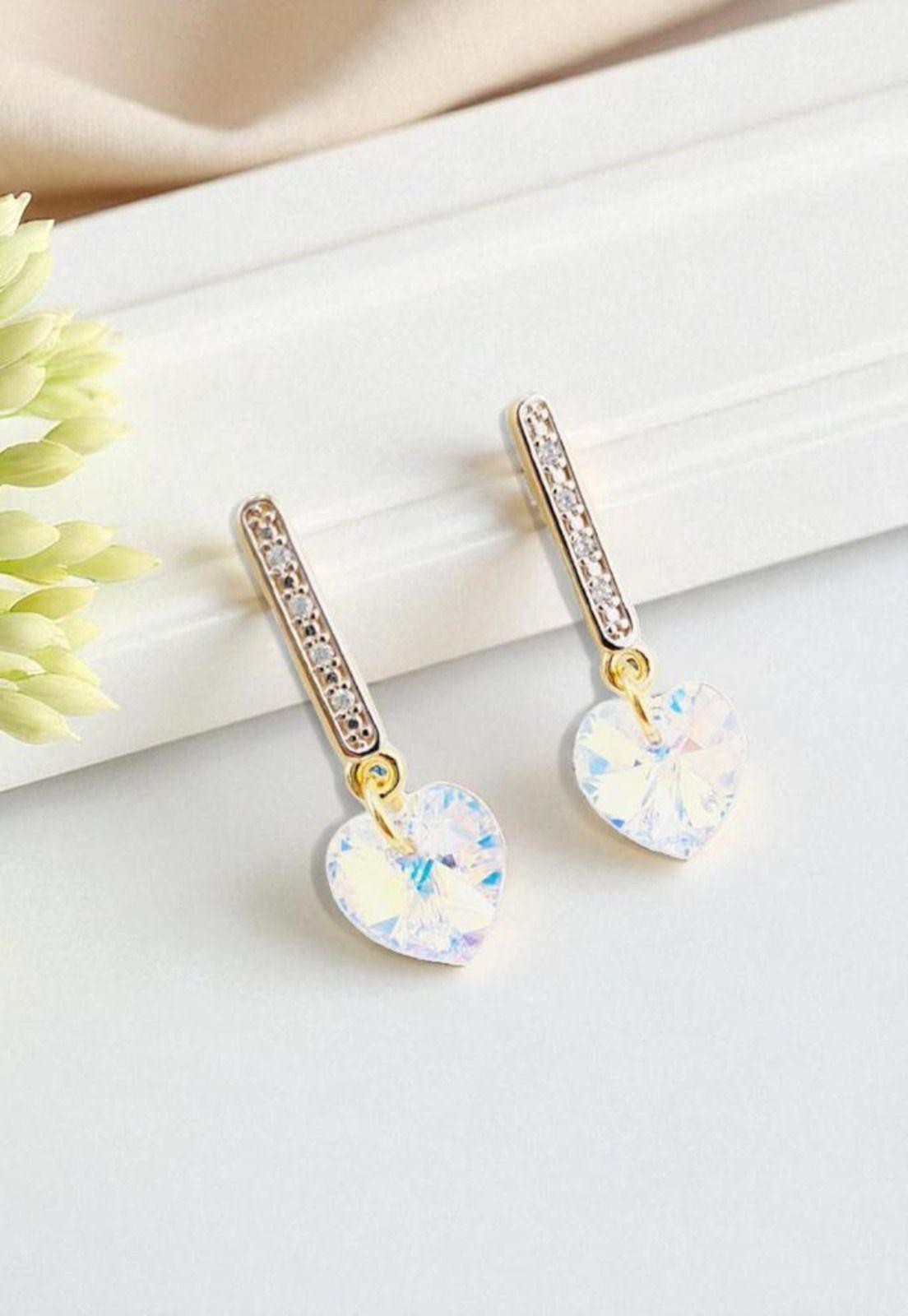 Conjunto Romance Gold 24K Cristal Swarovski® Aurora Boreal-4