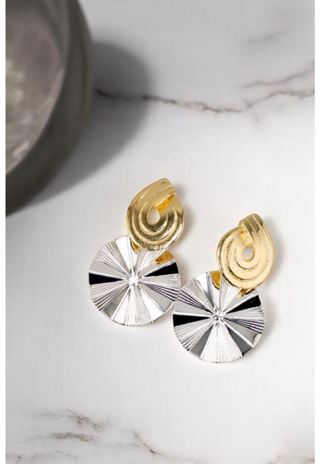 Aros Milena Gold Baño de Oro 24K-2