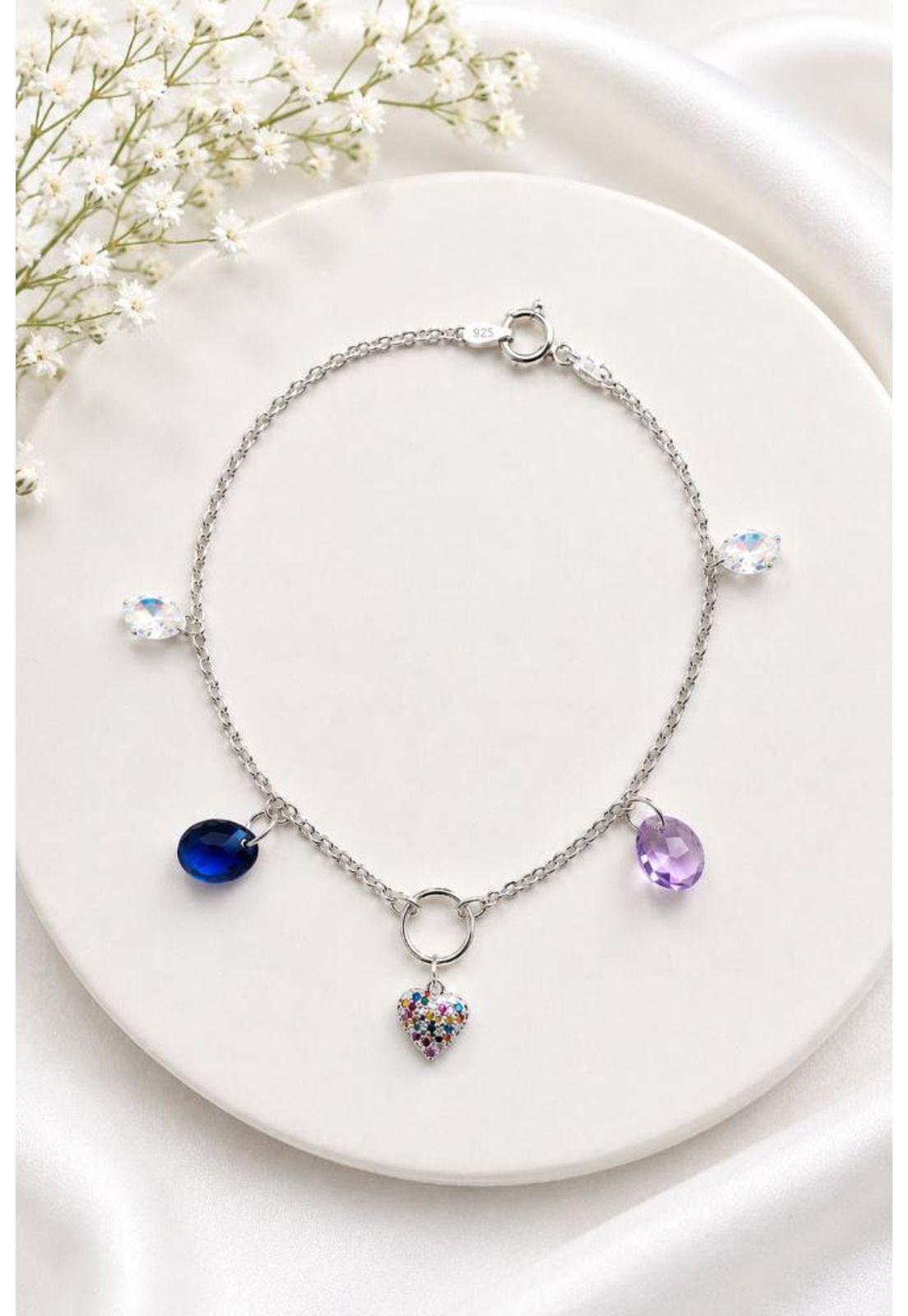 Pulsera Amistad Plata 925 Cristal Swarovski®-2