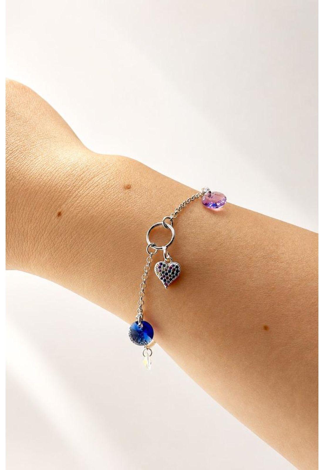Pulsera Amistad Plata 925 Cristal Swarovski®-5