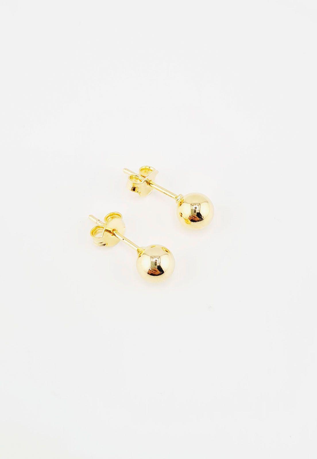 Pack Aros de Plata Con Baño de Oro 24k Niza-4