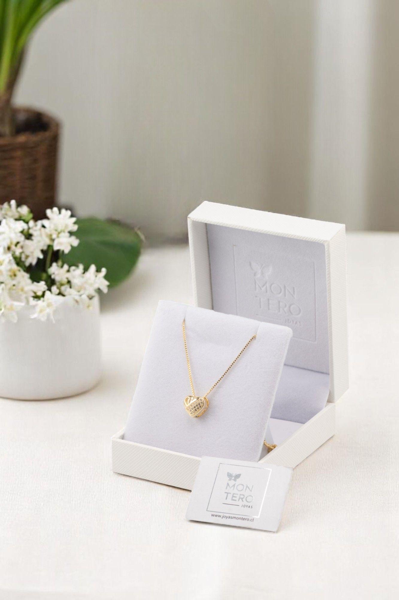Collar Celia Gold Baño de Oro 24k Microcircones-2