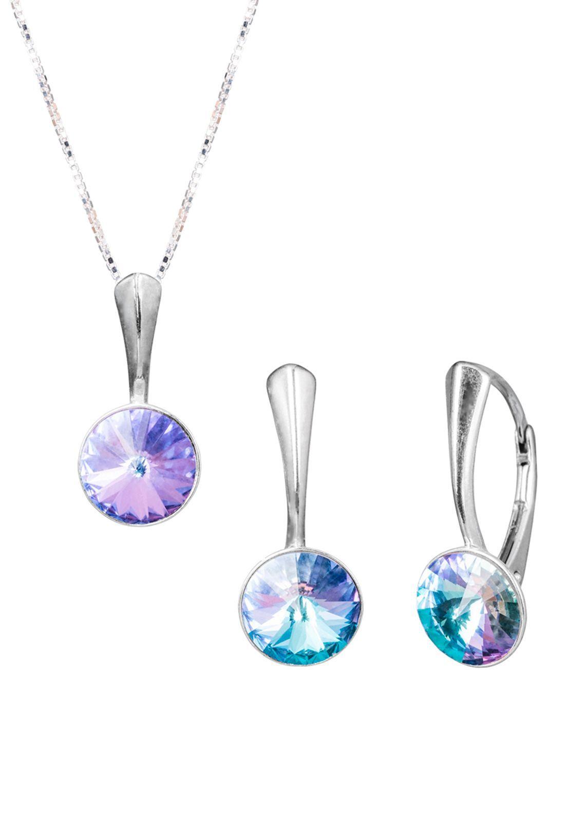 Conjunto Helena Cristales Genuinos Vitral Light -0