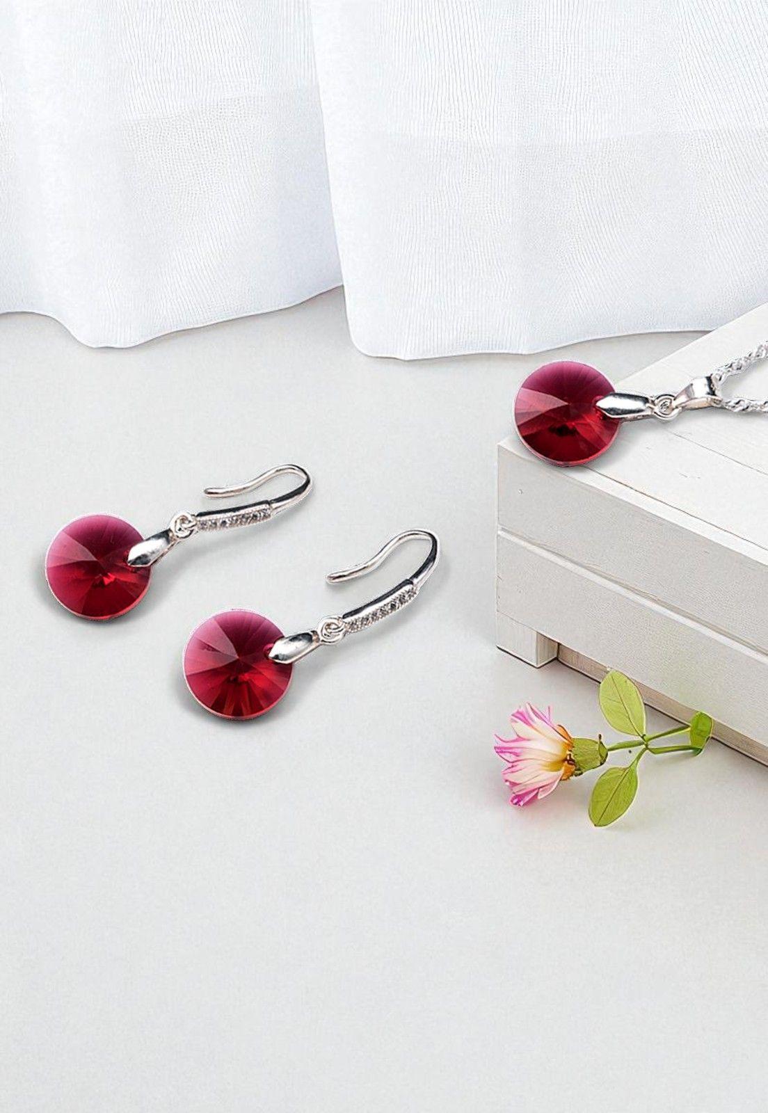 Conjunto Madrid Cristales Genuinos Scarlet-2