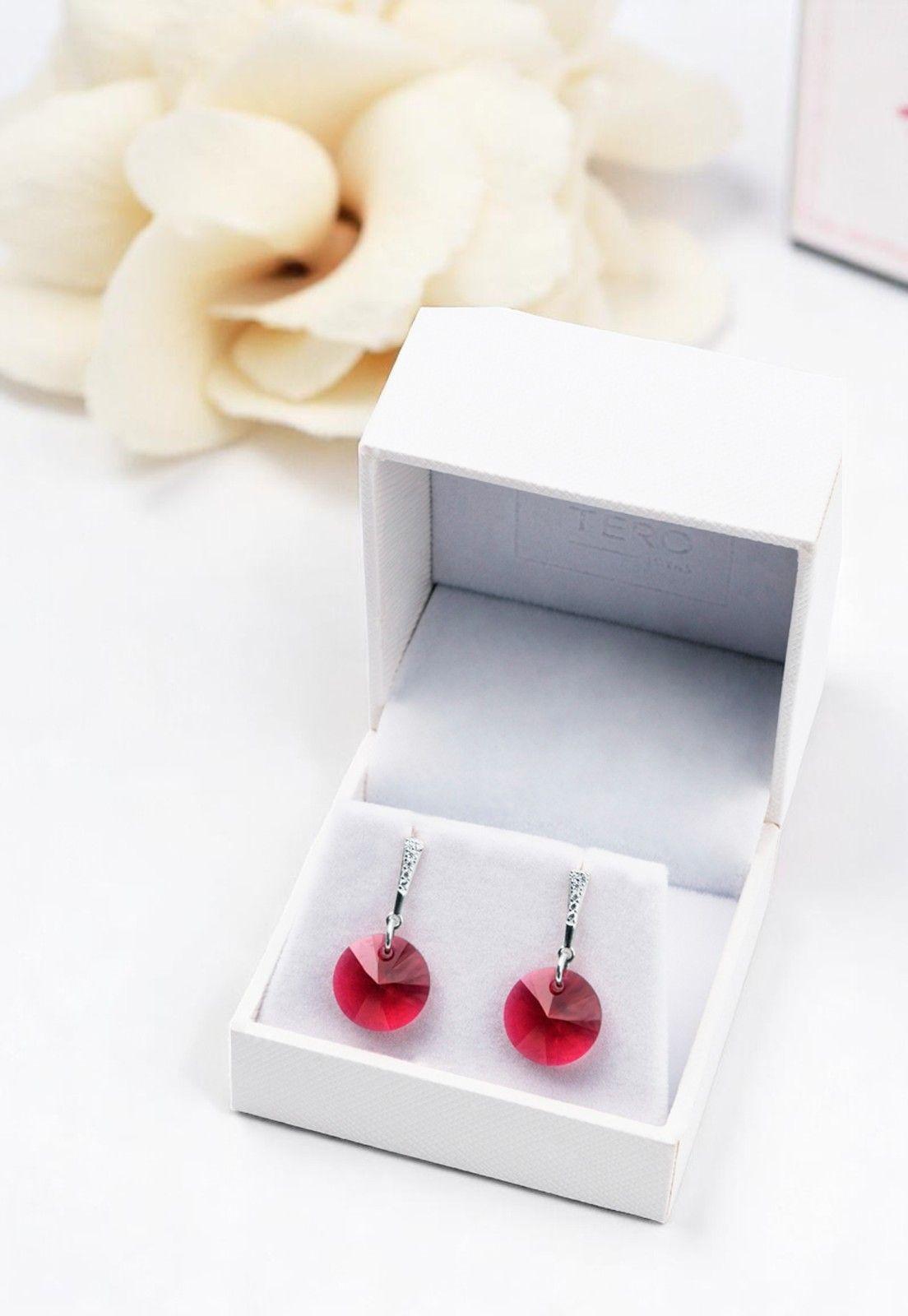 Aros Paris Cristales Genuinos Scarlet-4