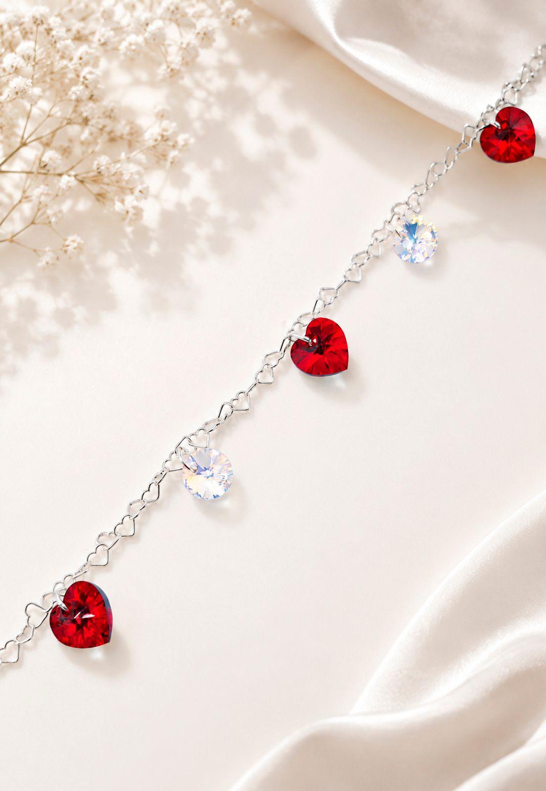 Pulsera Romance Plata 925 Cristal Swarovski® Siam-3