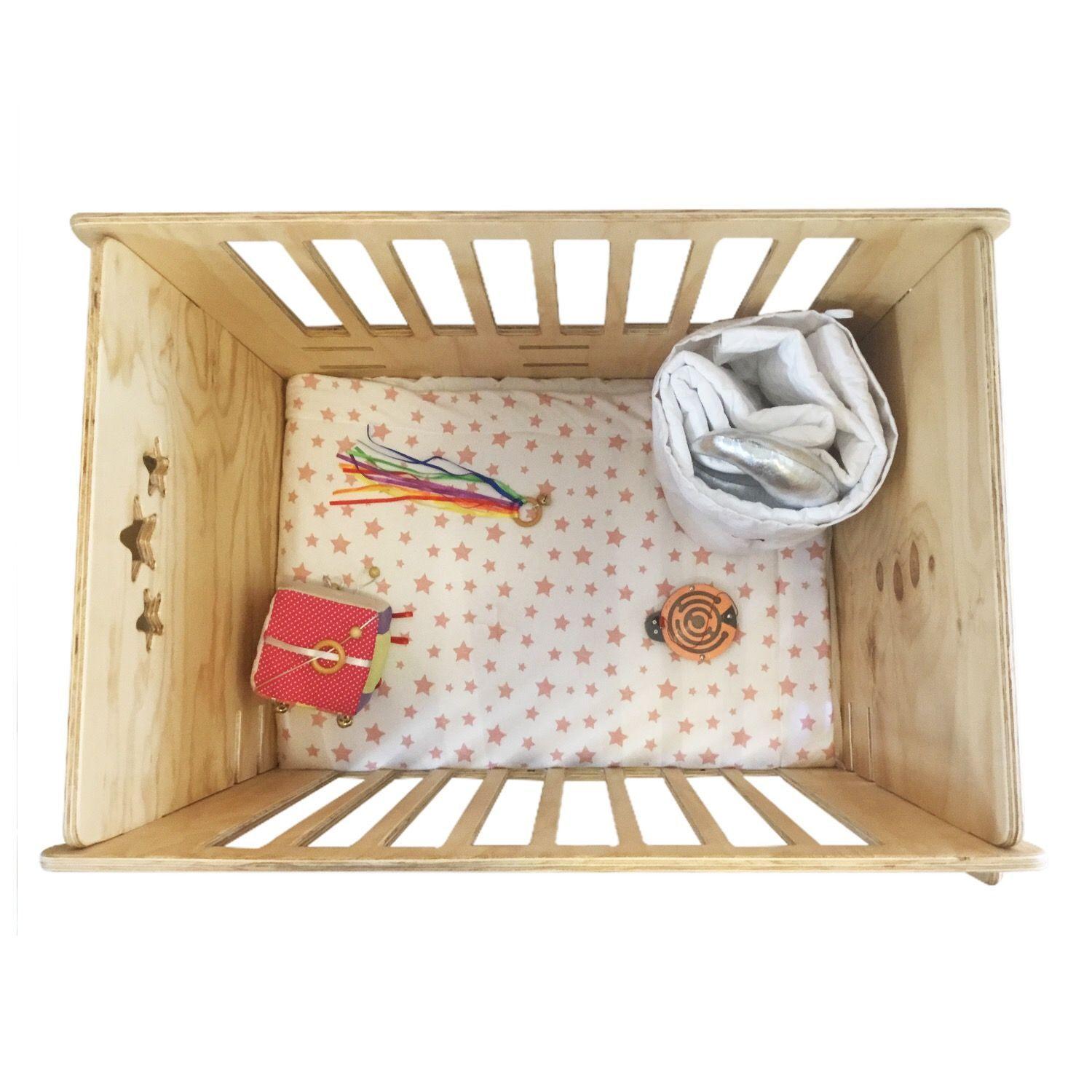 CUNA COLECHO MINIPRO - 100X70X100 CM CON COLCHON-2