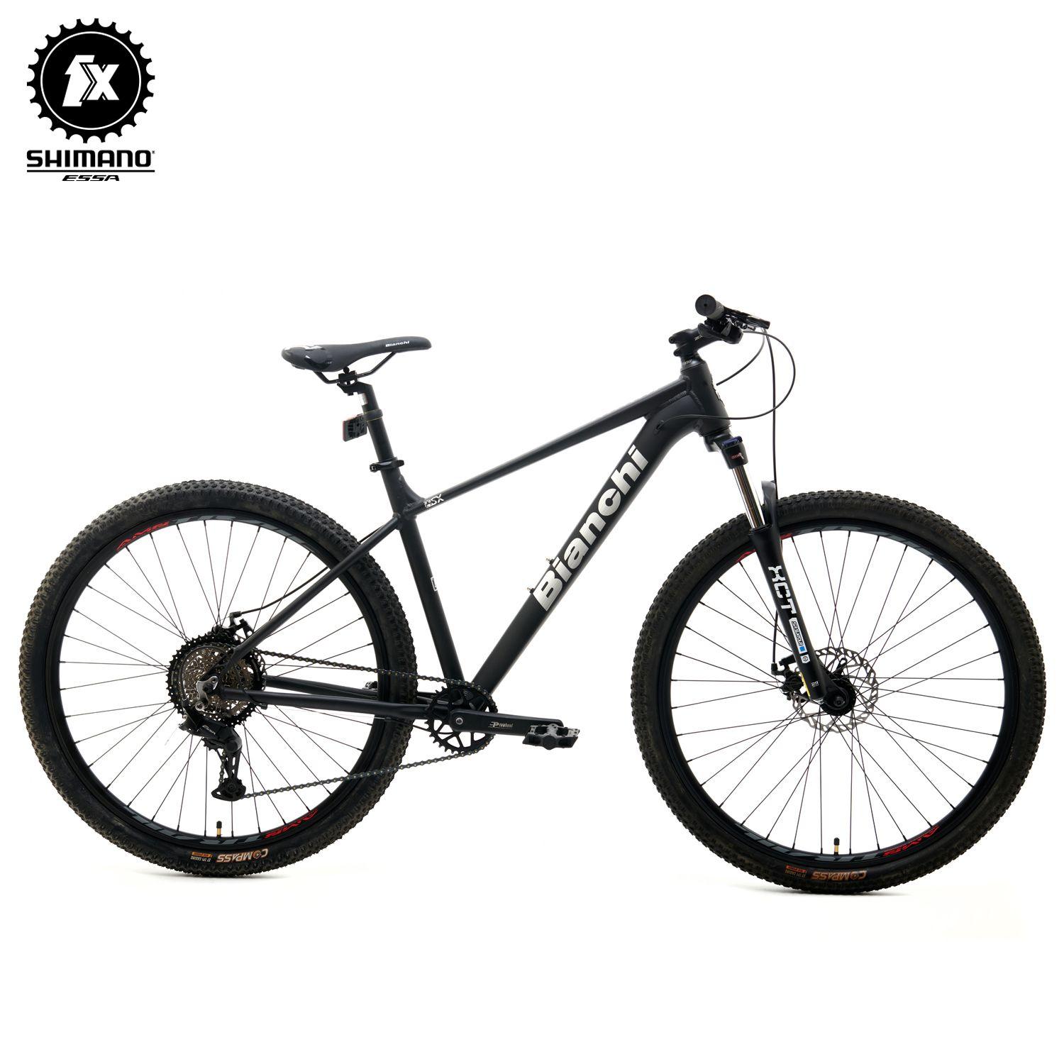 BIANCHI AGGRESSOR 29 SX - ESSA - 1*8 - NEGRO SEMI MATTE-1