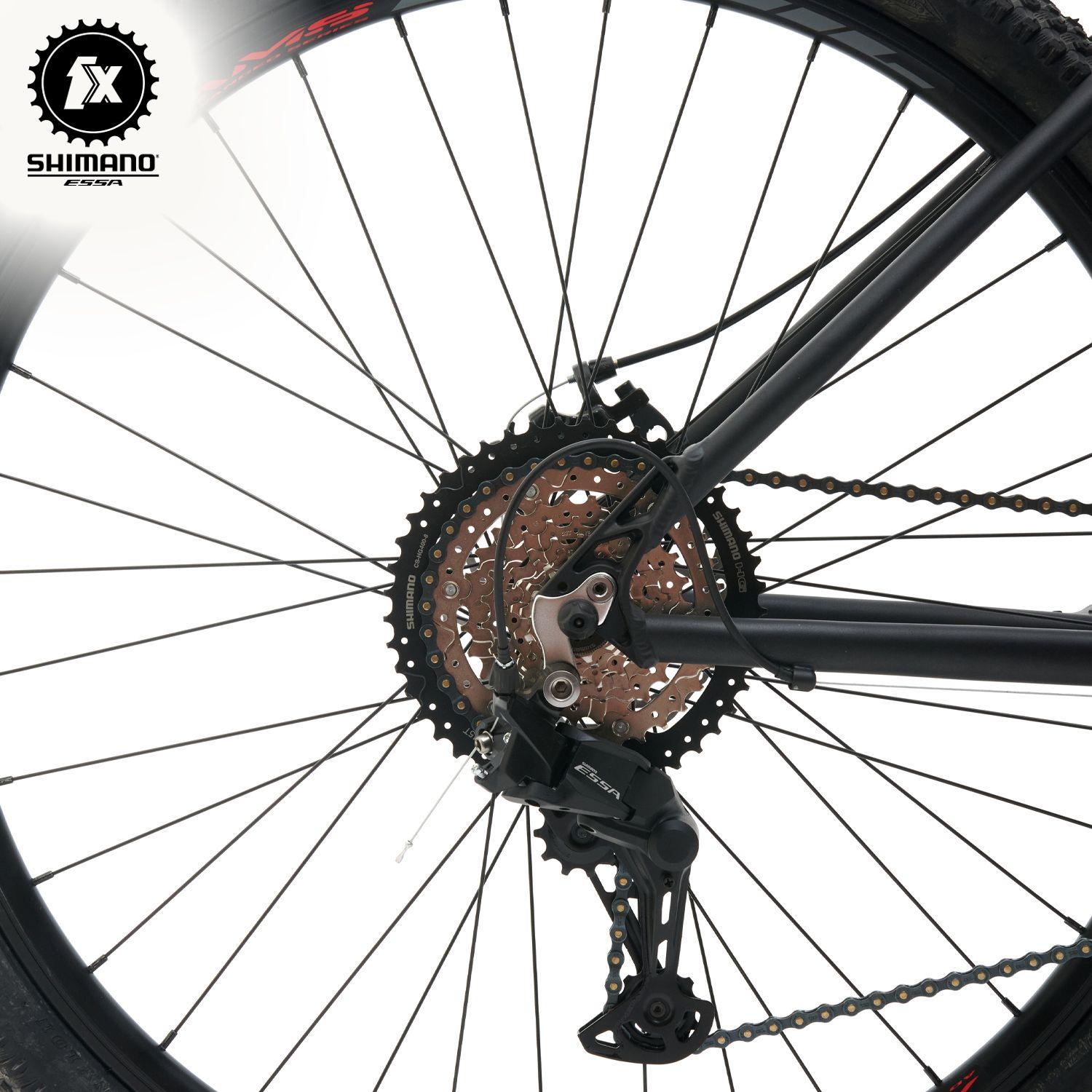 BIANCHI AGGRESSOR 29 SX - ESSA - 1*8 - NEGRO SEMI MATTE-5