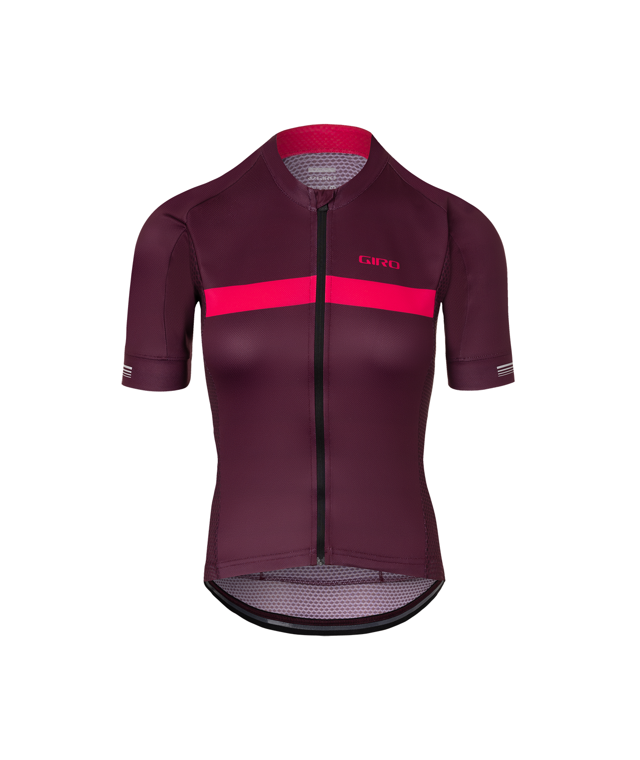 JERSEY CHRONO MUJER GIRO DARK CHERRY/RASPBERRY STRIPE-0