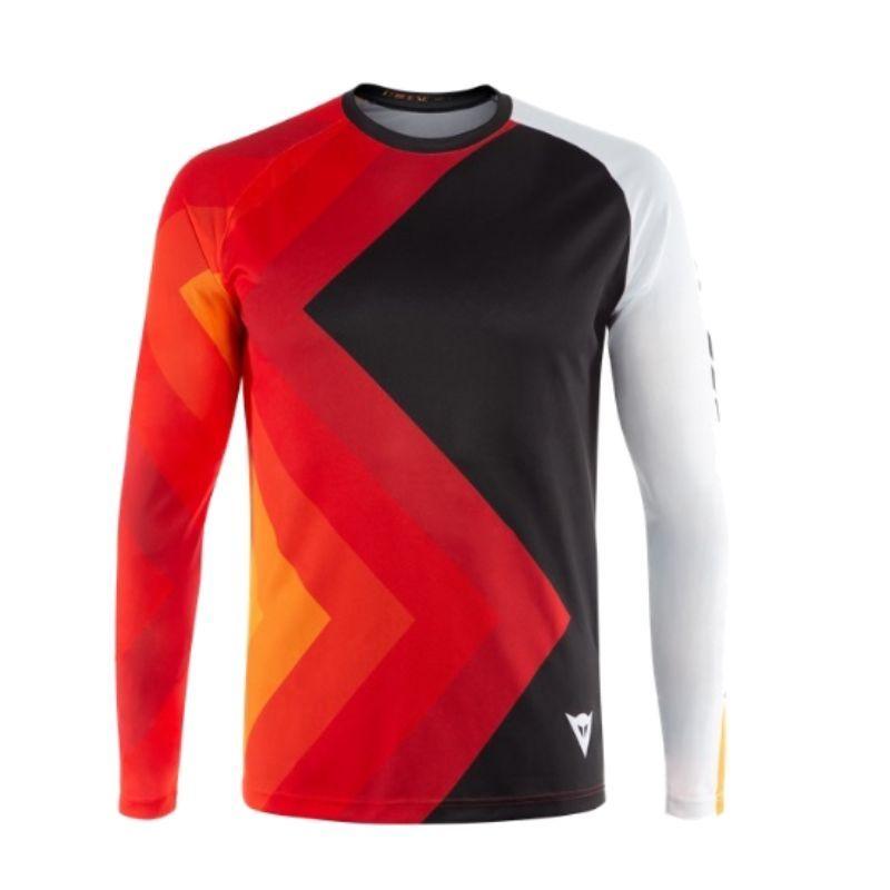 JERSEY BICICLETA MANGA LARGA DAINESE HG 3 WHITE/STRETCH-LIMO-0