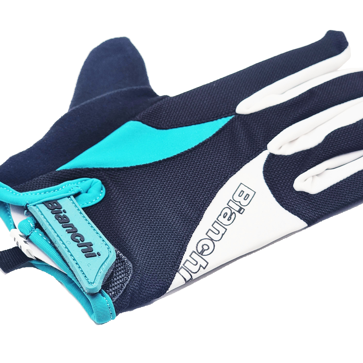 GUANTE BIANCHI FULL FINGERS GRAY/CYAN-2