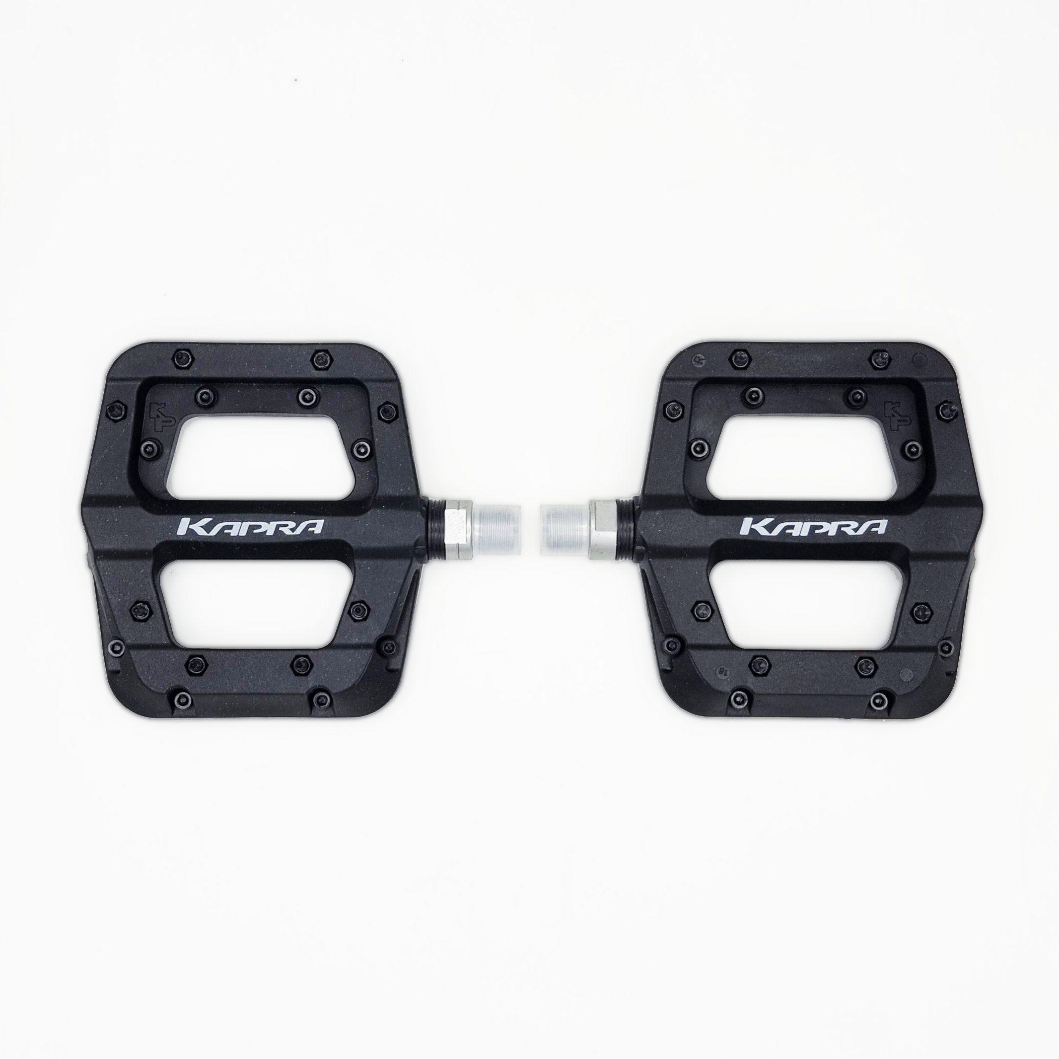 PEDAL KAPRA NYLON PIN METALICO ROD SELLADO BLACK-2