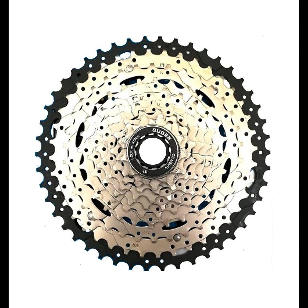 CASSETTE 10SP 11-46T BLACK/SILVER W/SUGEK-0