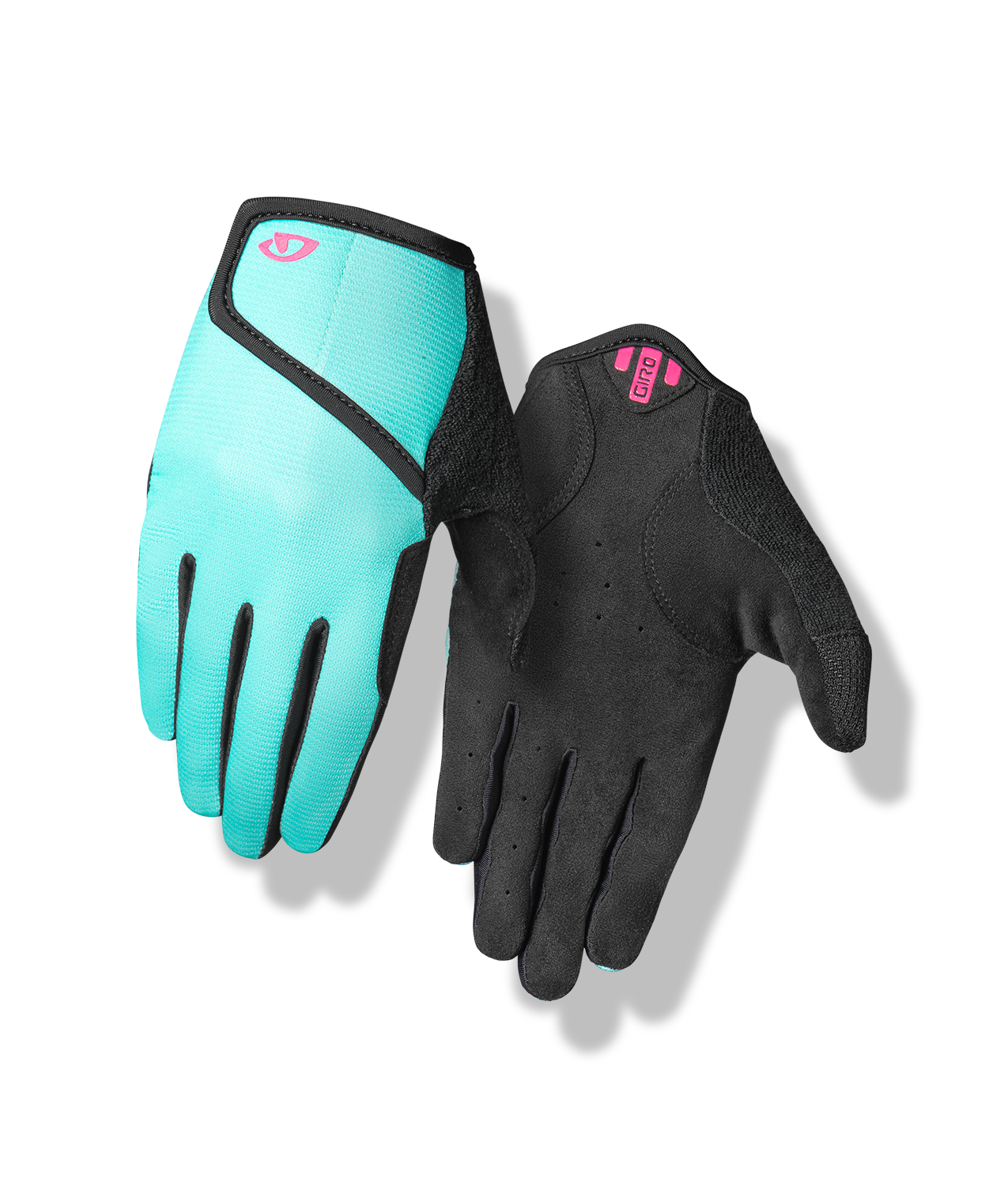 GUANTE GIRO DND JR II SCREAMING TEAL/NEON PINK T/M-0