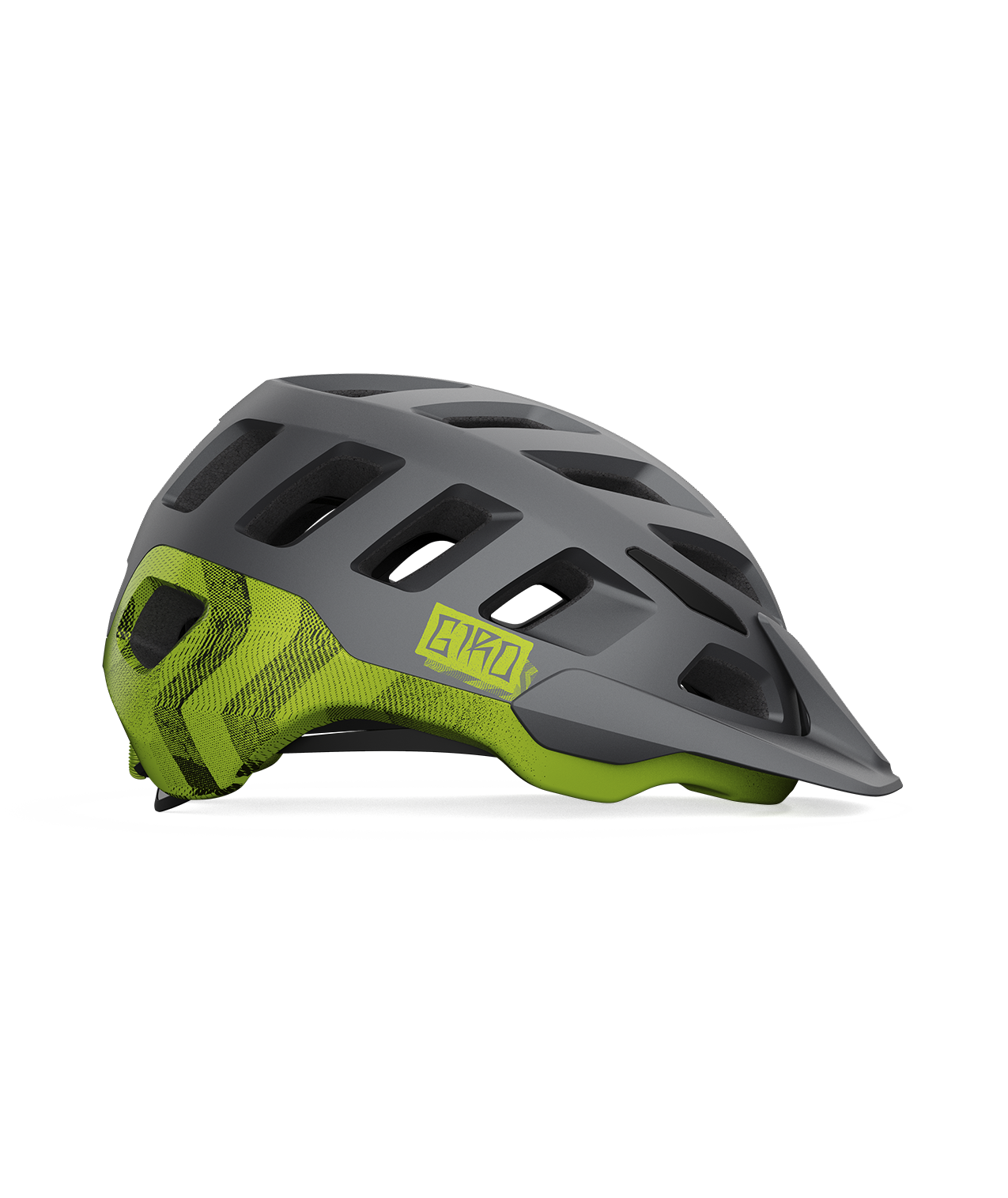 CASCO GIRO RADIX MIPS MATTE METALLIC BLACK/ANODIZED LIME-3