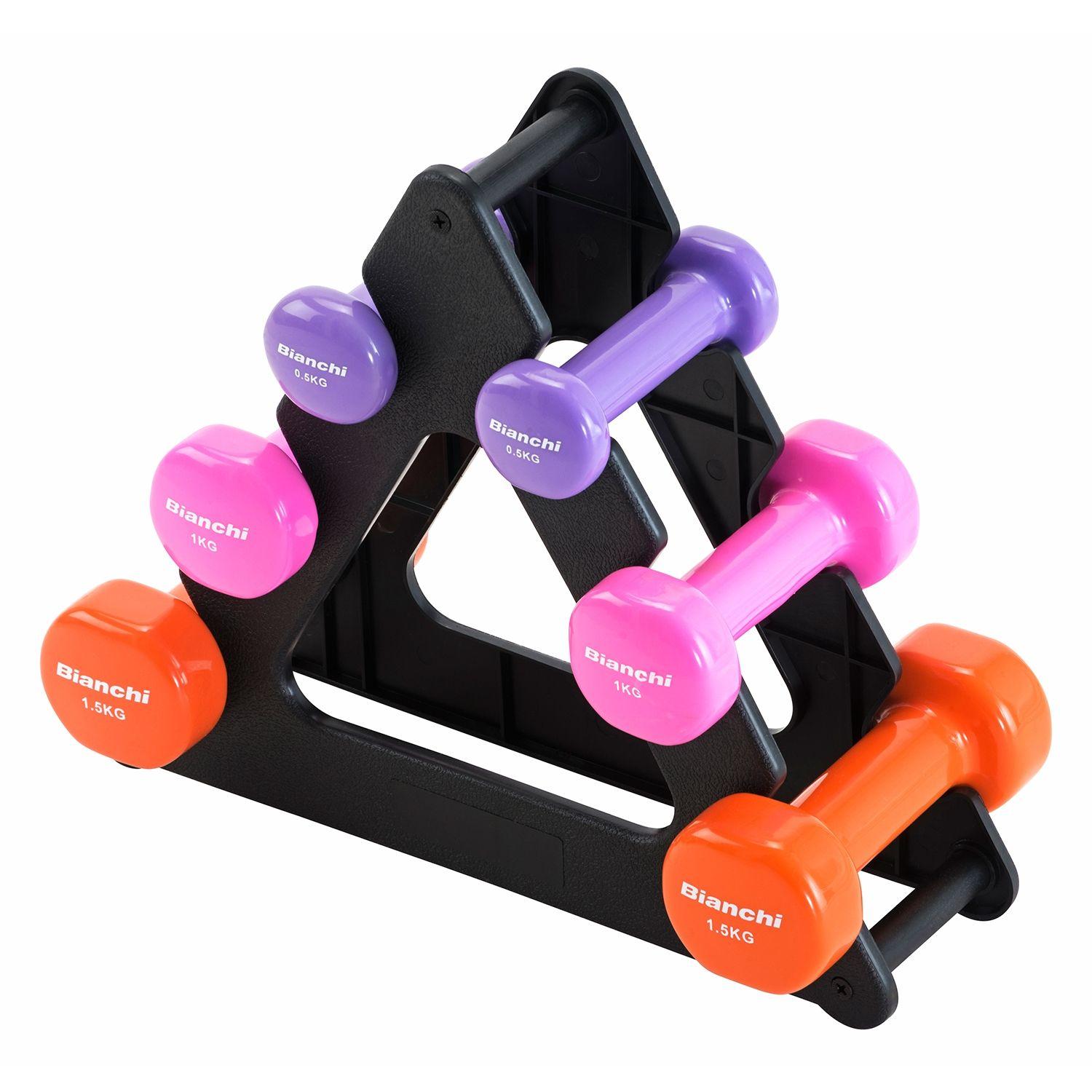 SET DE MANCUERNAS 6 KG COLORES-0