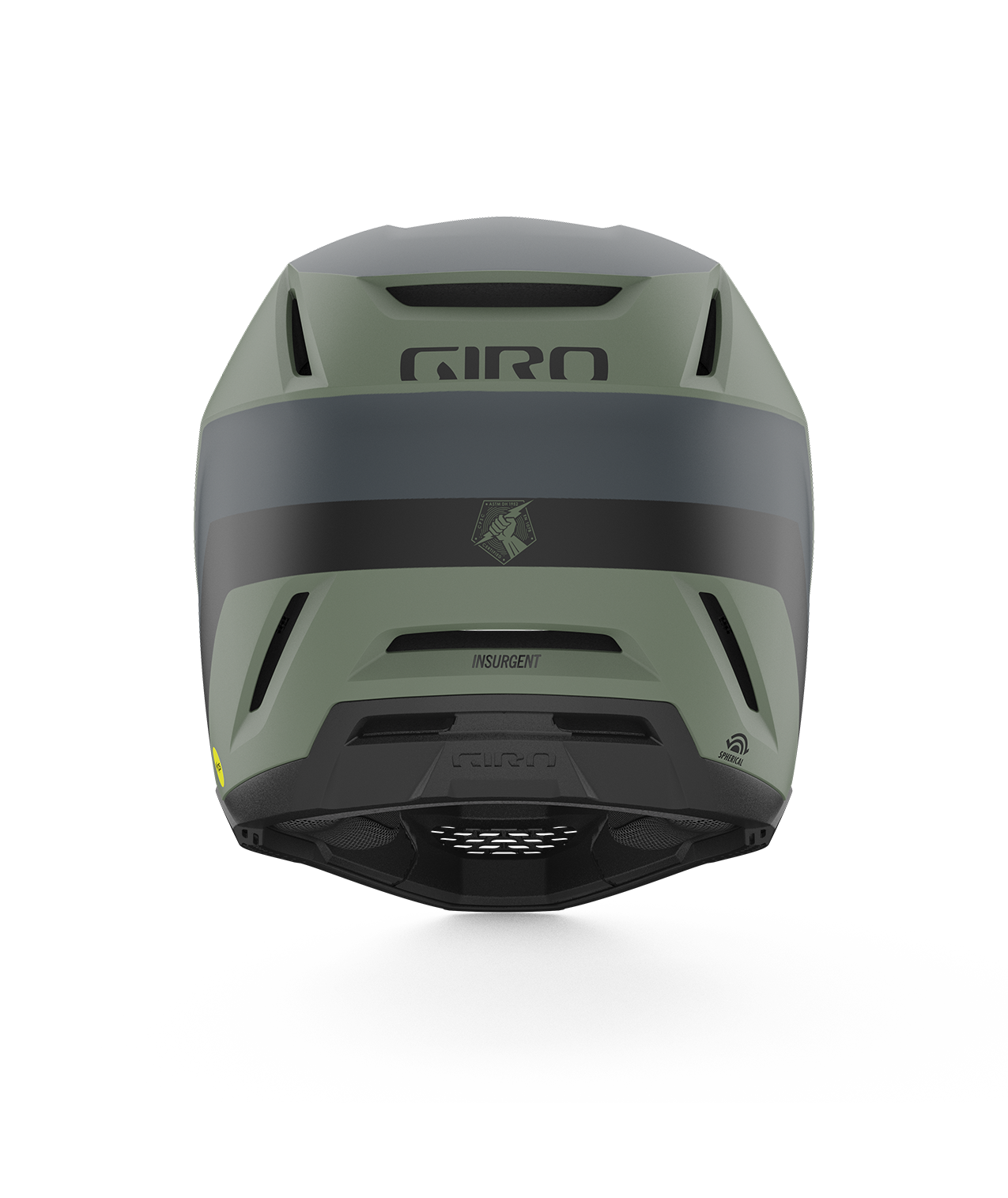 CASCO GIRO INSURGENT SPHERICAL MATE HEDGE GREEN/DARK SHARK-2