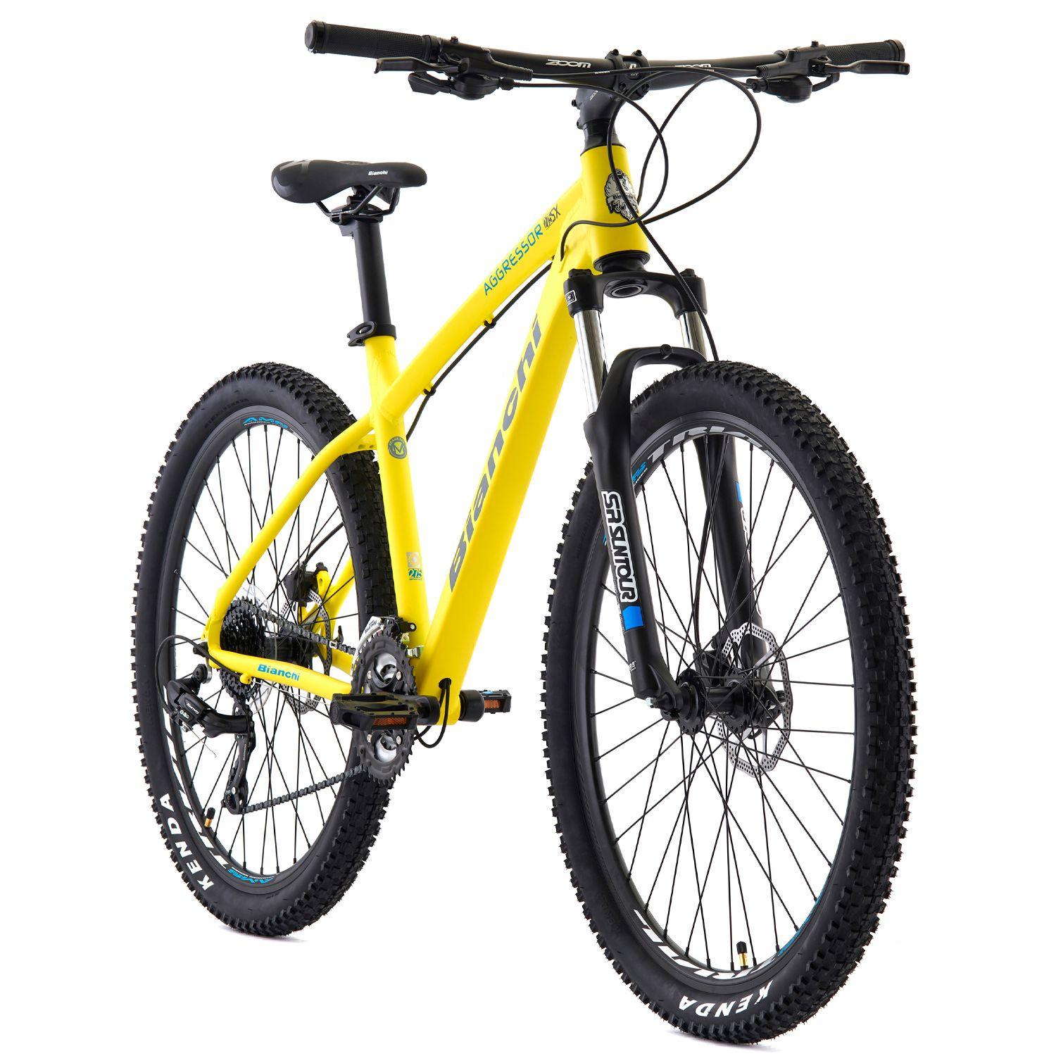 BICICLETA BIANCHI AGGRESSOR 27.5 SX AMARILLO SEMI MATTE-3
