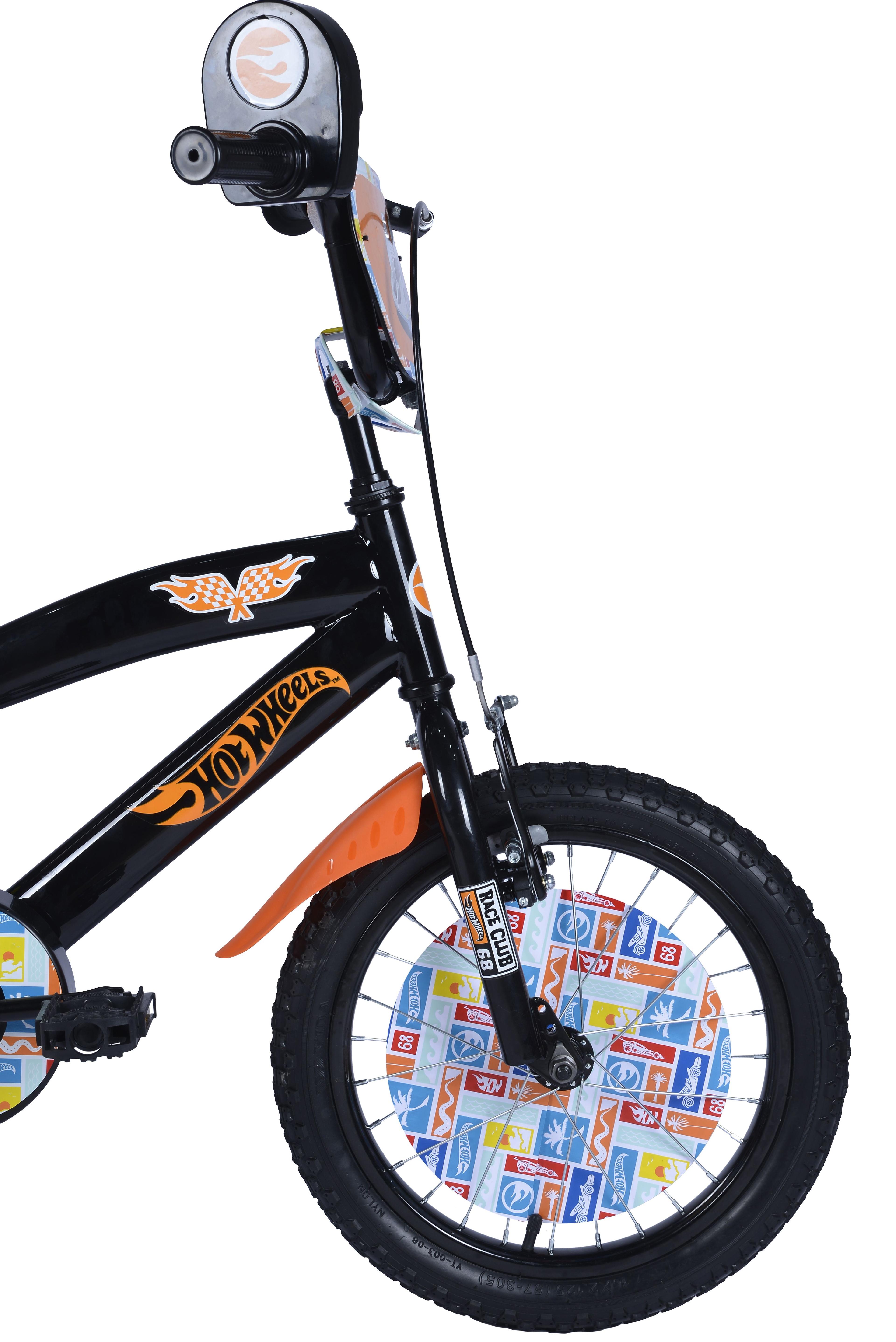 BICICLETA HOTWHEELS 16 NEGRO-1